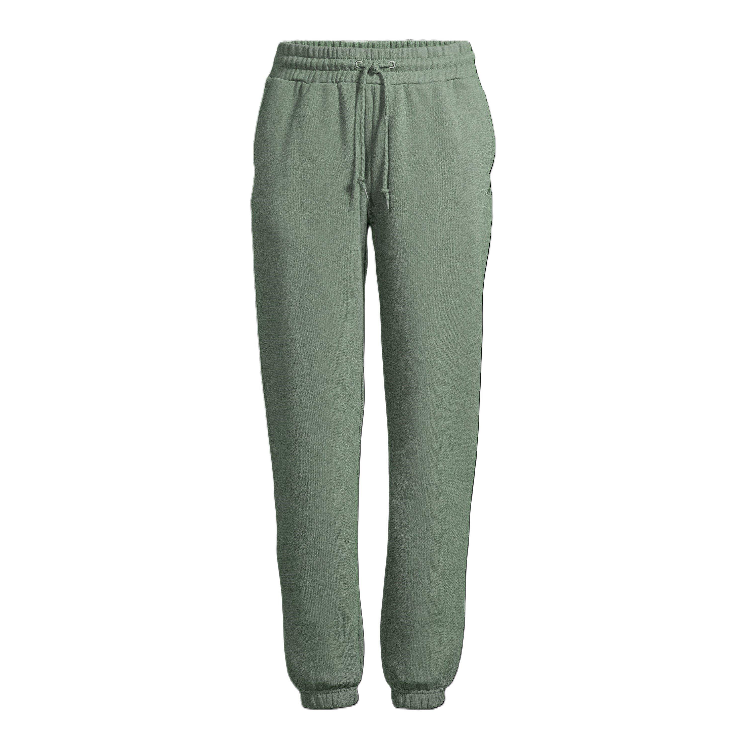 Casall Women's Fleece Closed Hem Jogging Bottoms - Dusty Green - 16 (XL)