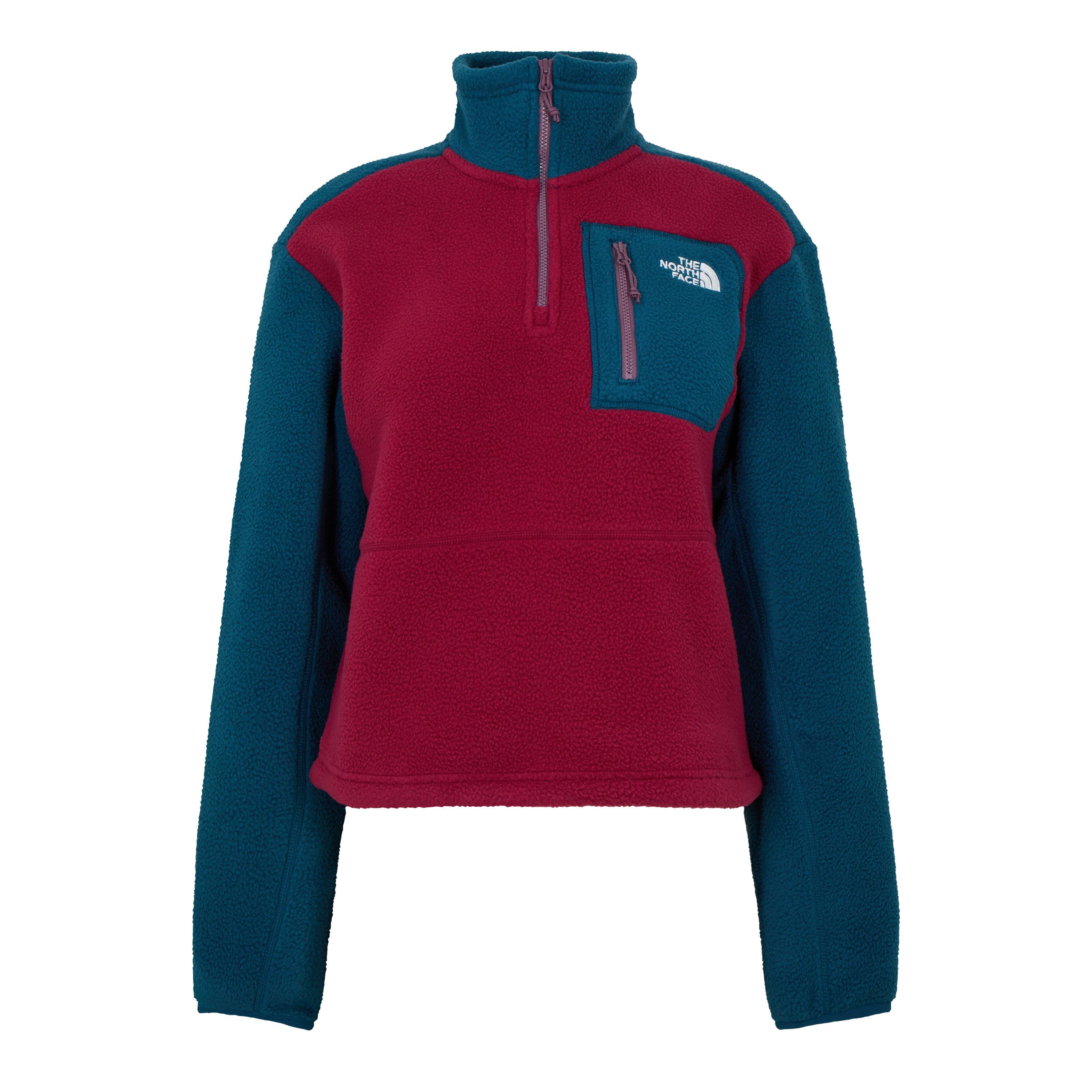 Beetroot/Petrol - The North Face - Yumiori Quarter Zip Top Womens - 1