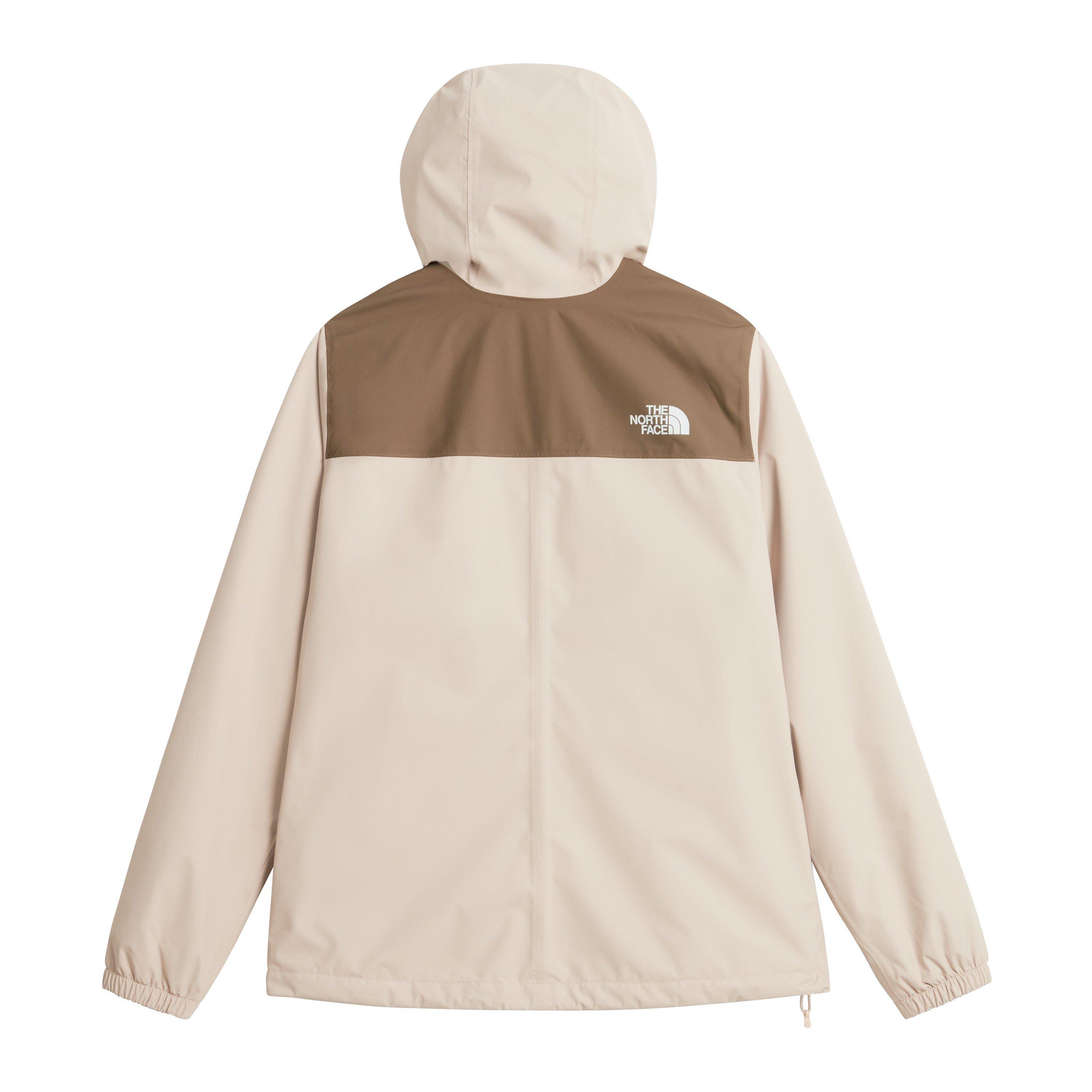 Taupe/Garnet - The North Face - Womens Antora DryVent Hooded Long Sleeve Waterproof Jacket - 2