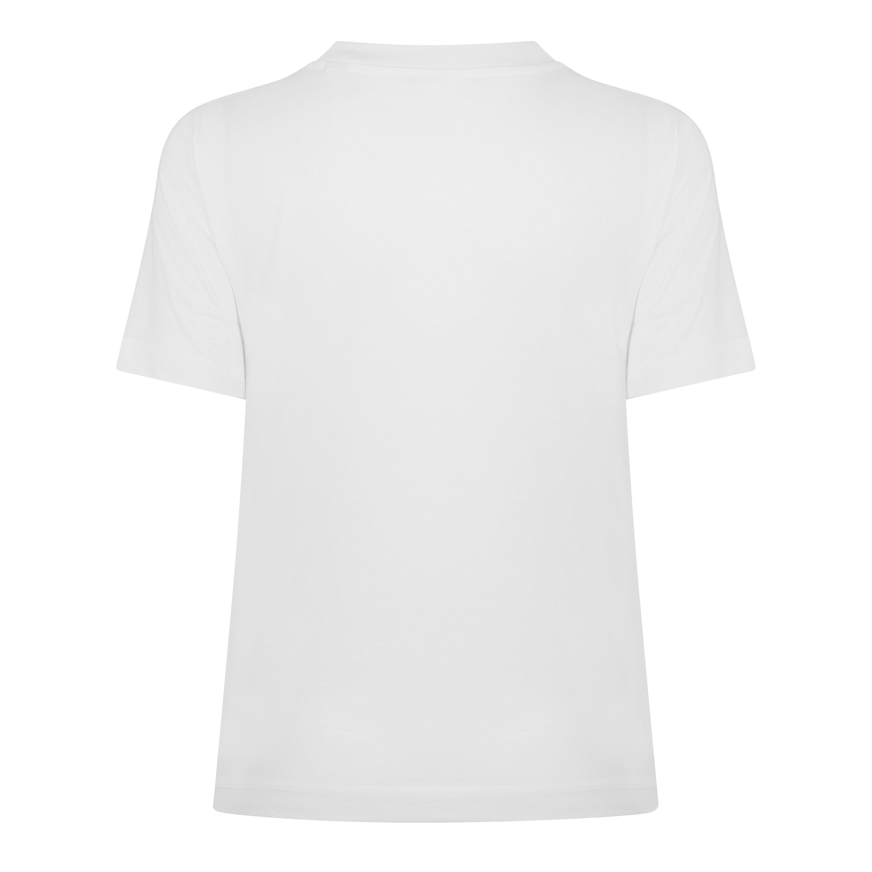 Chalk - Burberry - Check Label Patch T-Shirt - 6