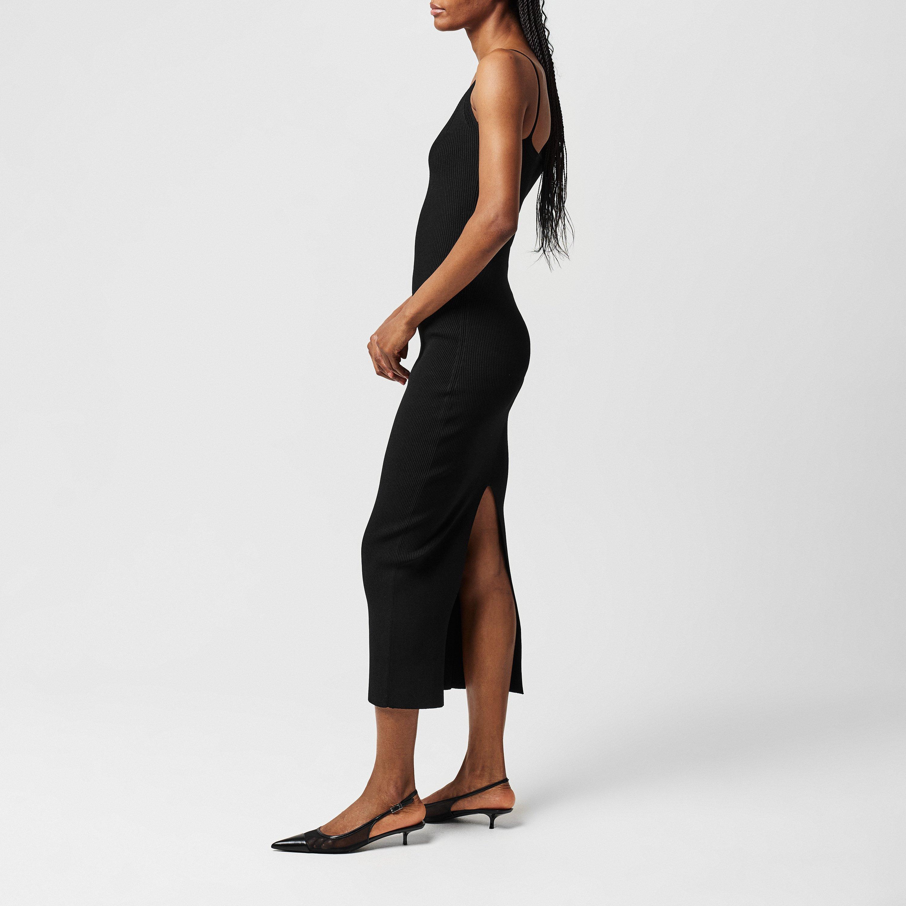 Black - Versace - Embellished Stretch-Jersey Midi Dress - 2