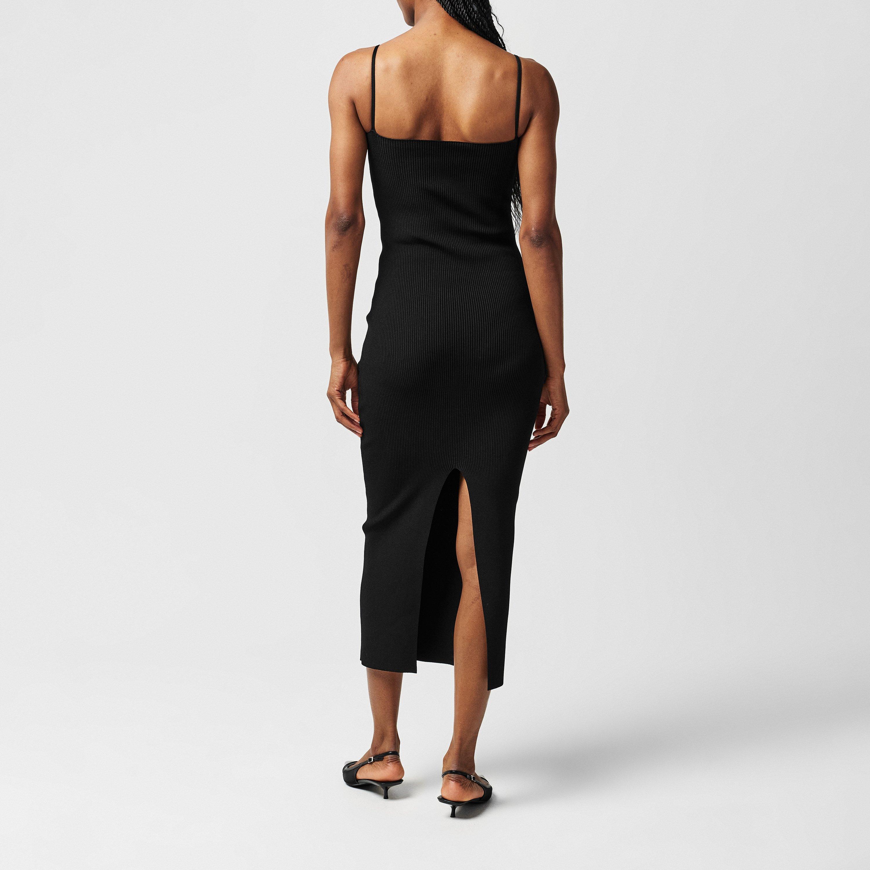 Black - Versace - Embellished Stretch-Jersey Midi Dress - 3