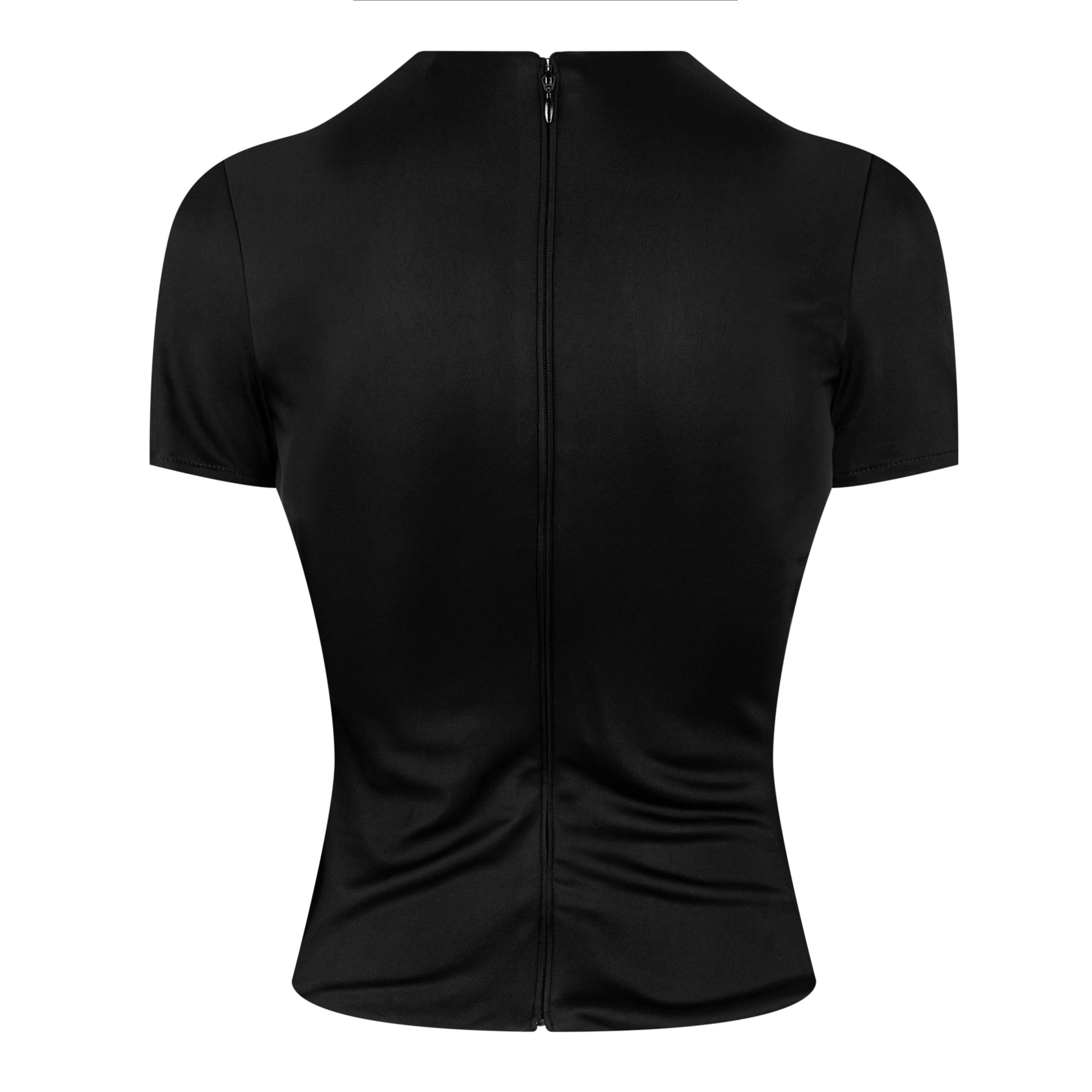 Black - Versace - Safety Pin Top - 6