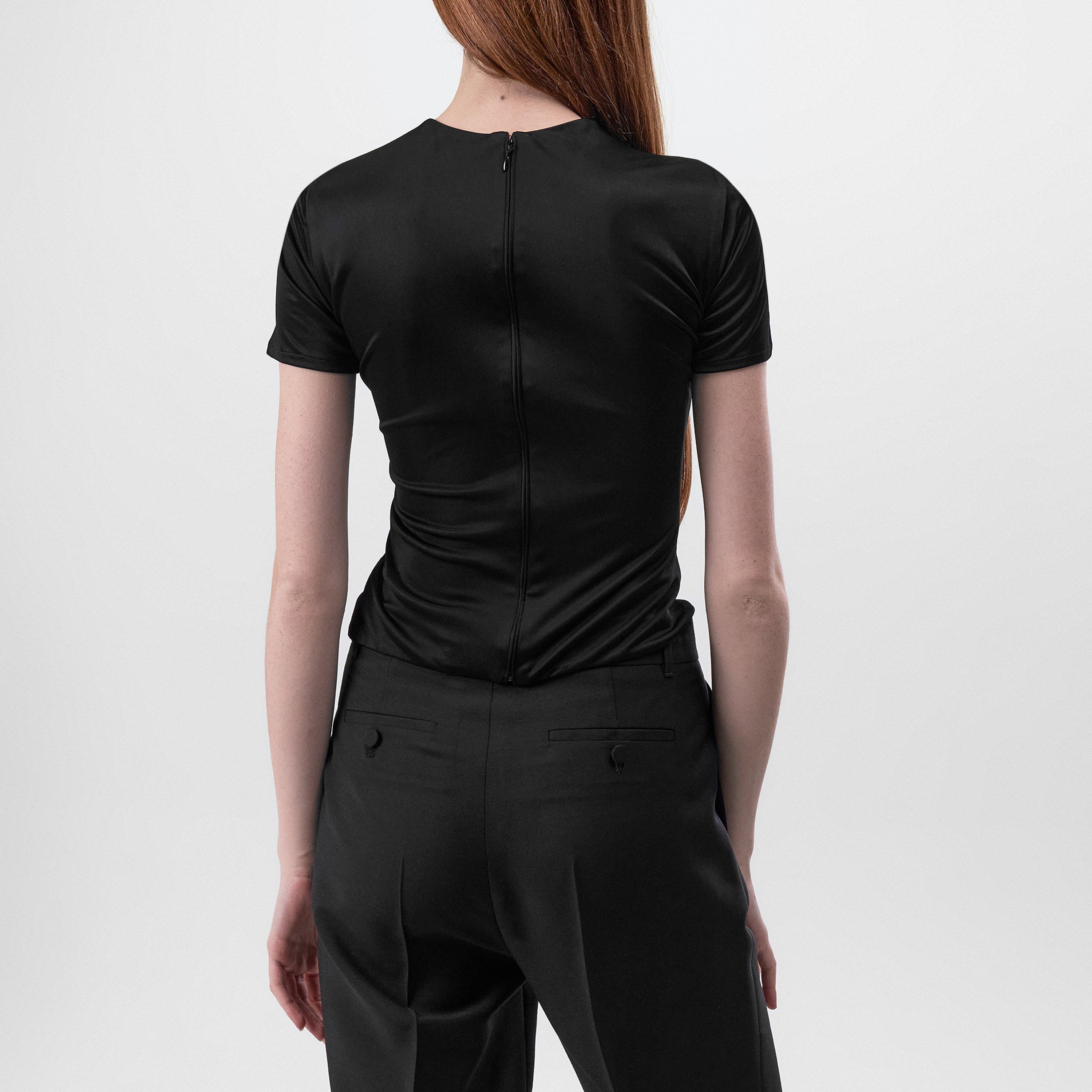 Black - Versace - Safety Pin Top - 3