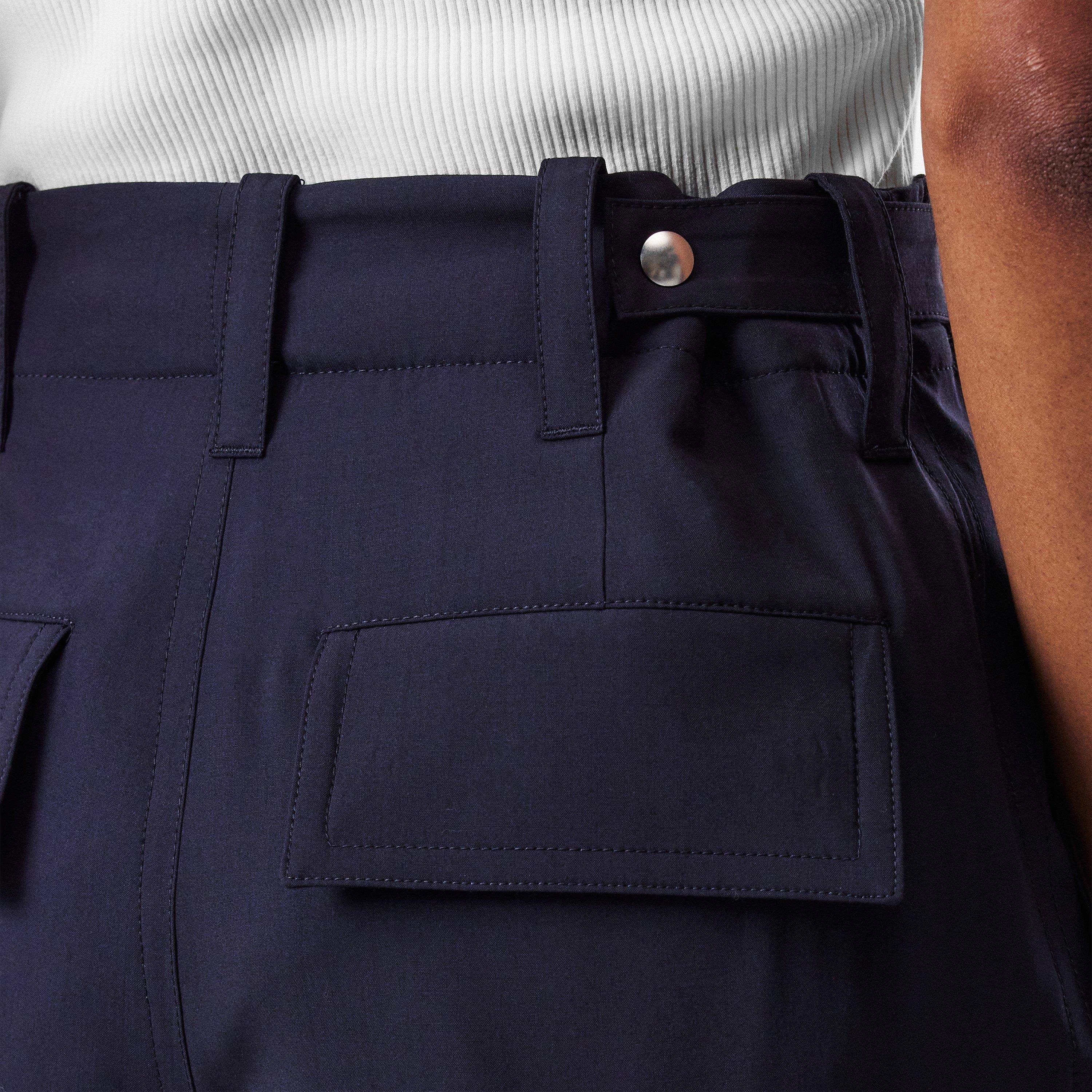 Dark Blue - Bottega Veneta - Women's Wide Leg Trousers - 5