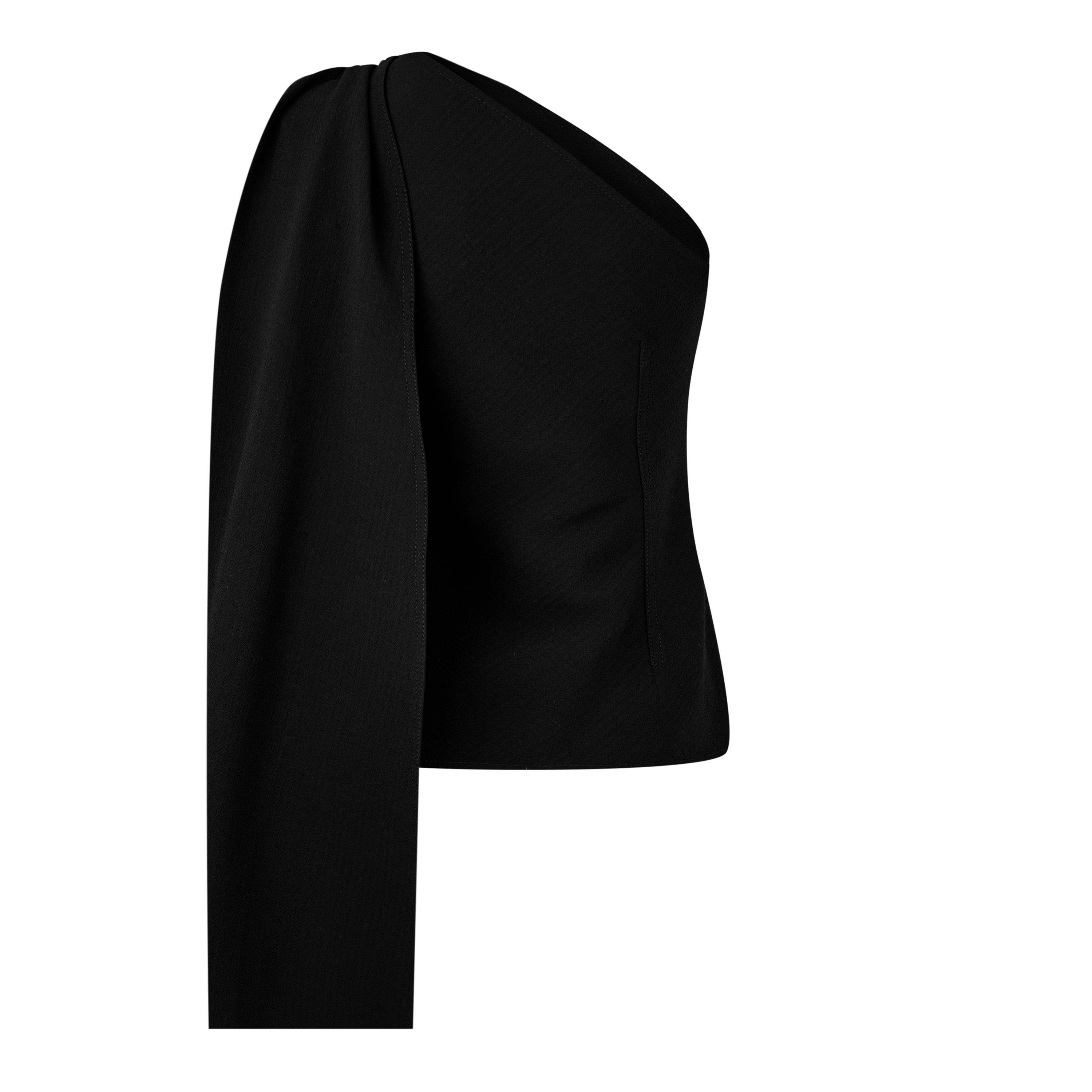 Black - Bottega Veneta - One Shoulder Top - 2