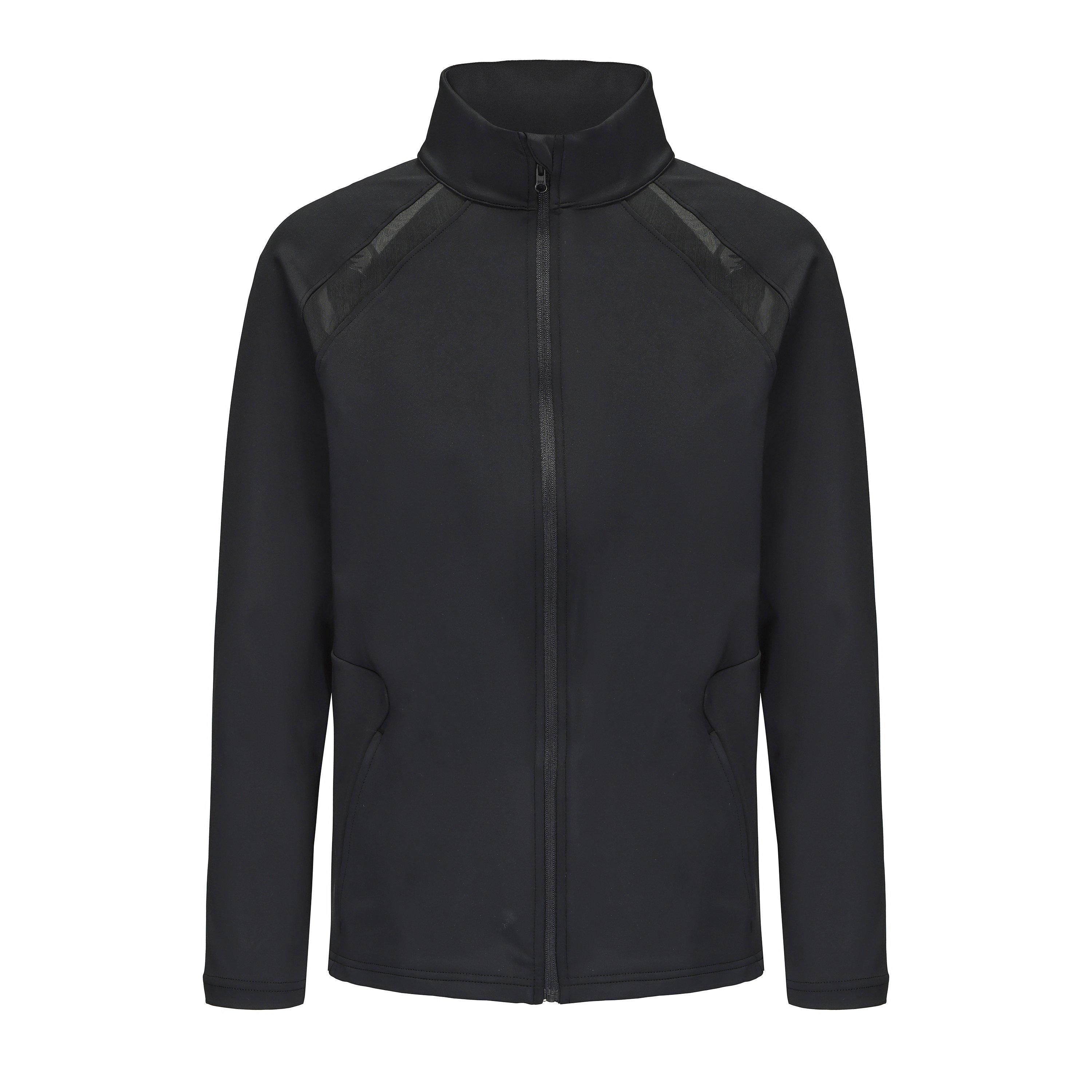 Black - Slazenger - Women's Full Zip Long Sleeve Slim Fit Performance Training Jacket - 1