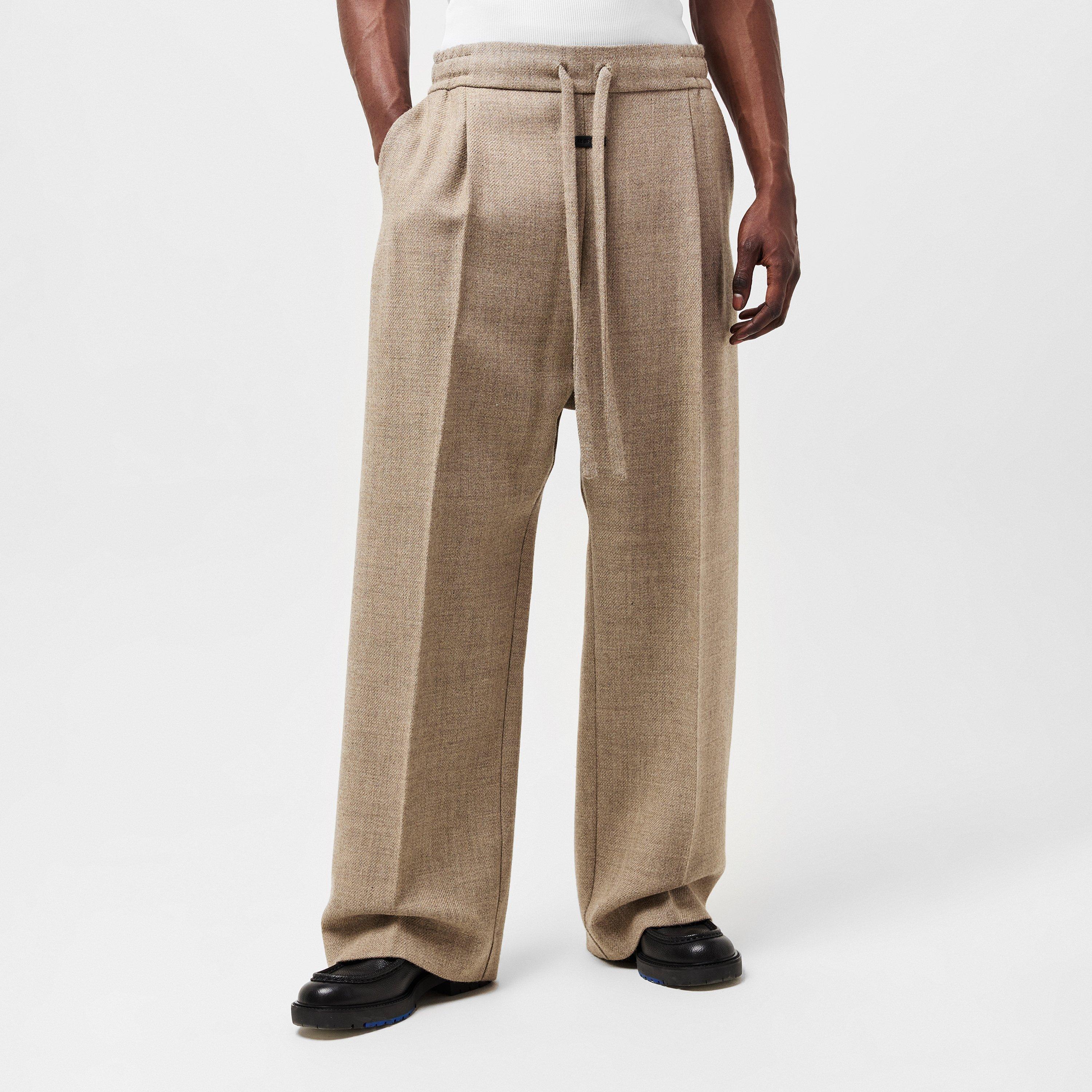 Melange Beige - Fear Of God - Wide Leg Trousers - 3
