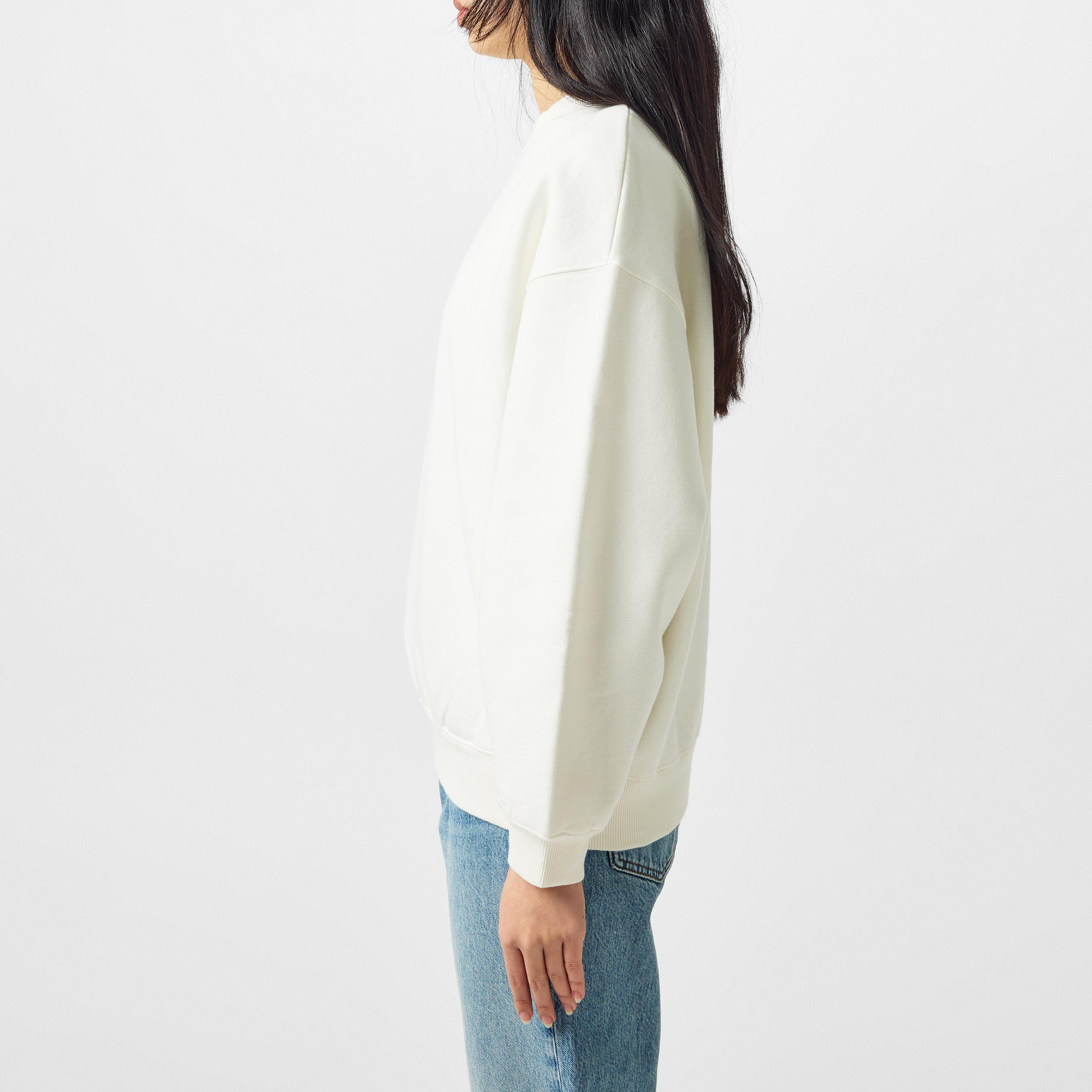 Ivory - Anine Bing - Jaci Monogram Sweatshirt - 2