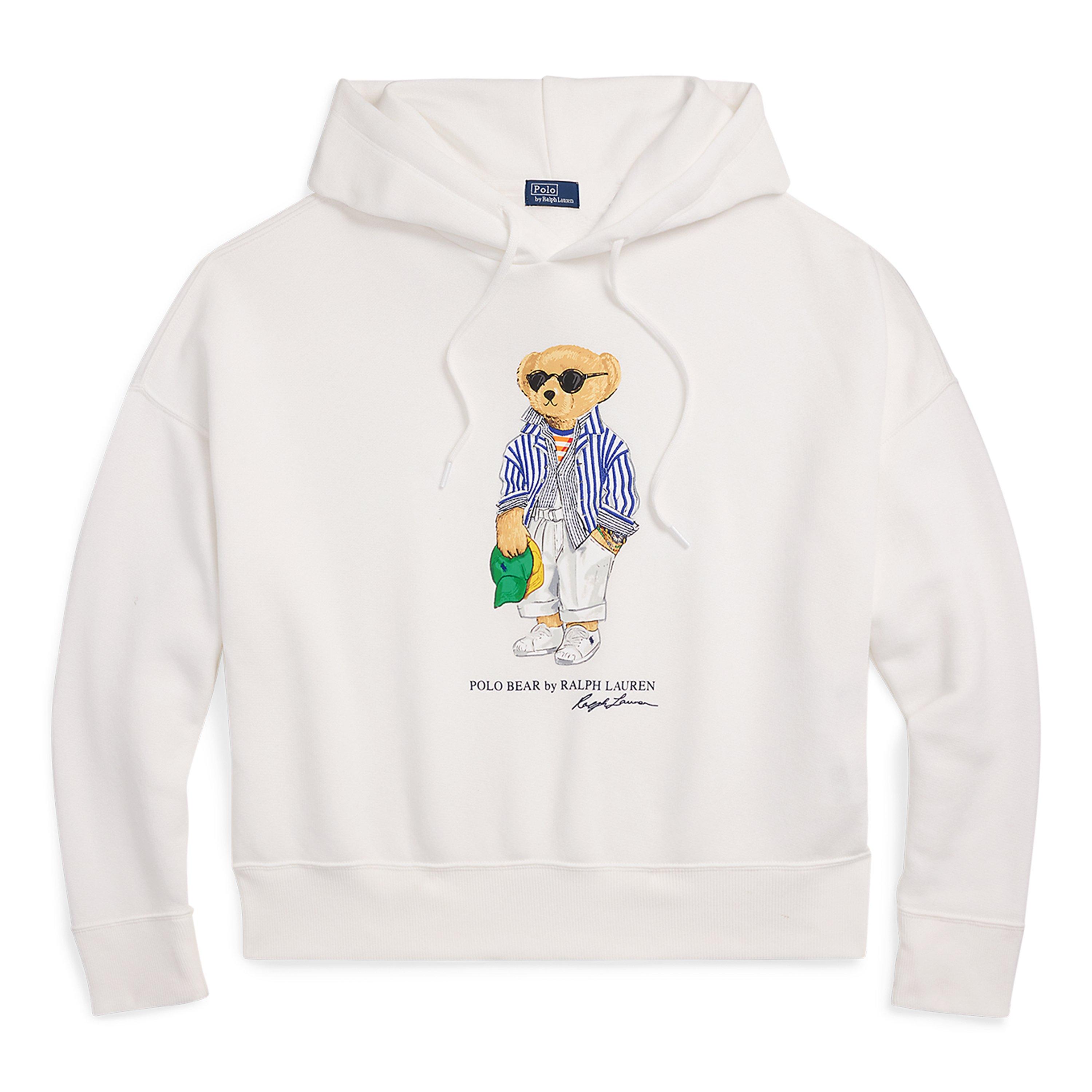 WHITE - Polo Ralph Lauren - Polo Bear Fleece Hoodie - 6