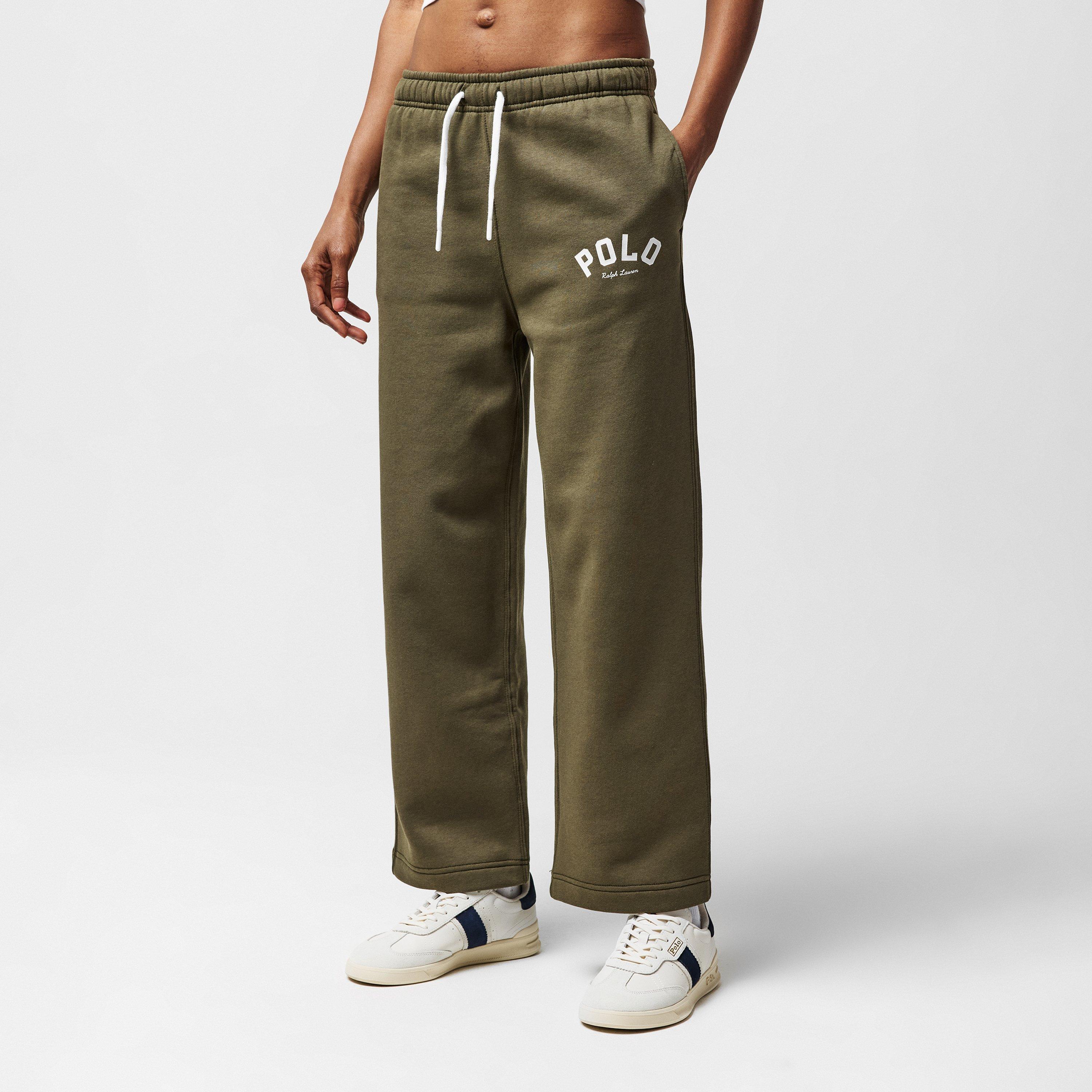 CANOPY OLIVE - Polo Ralph Lauren - Wide Leg Jogging Bottoms - 3