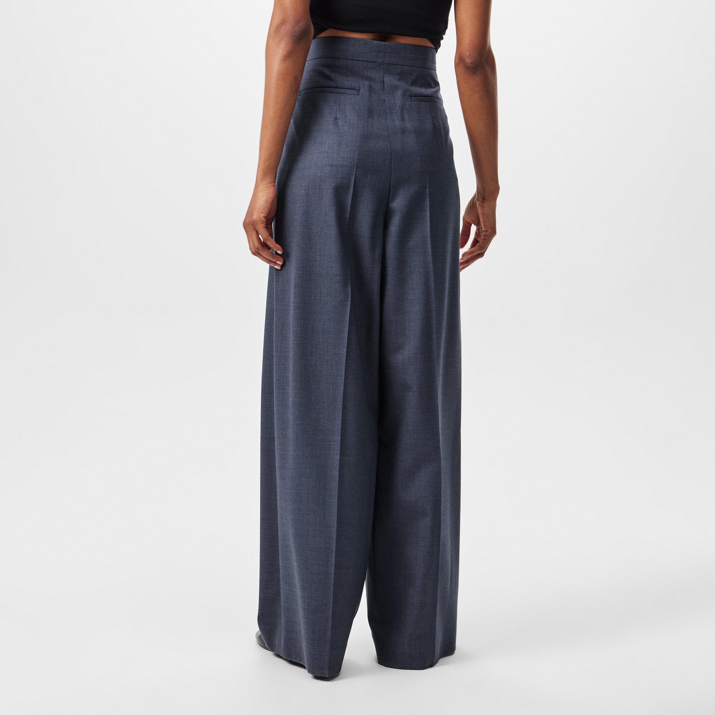 Denim Blue - GIVENCHY - Pleated Trousers - 4