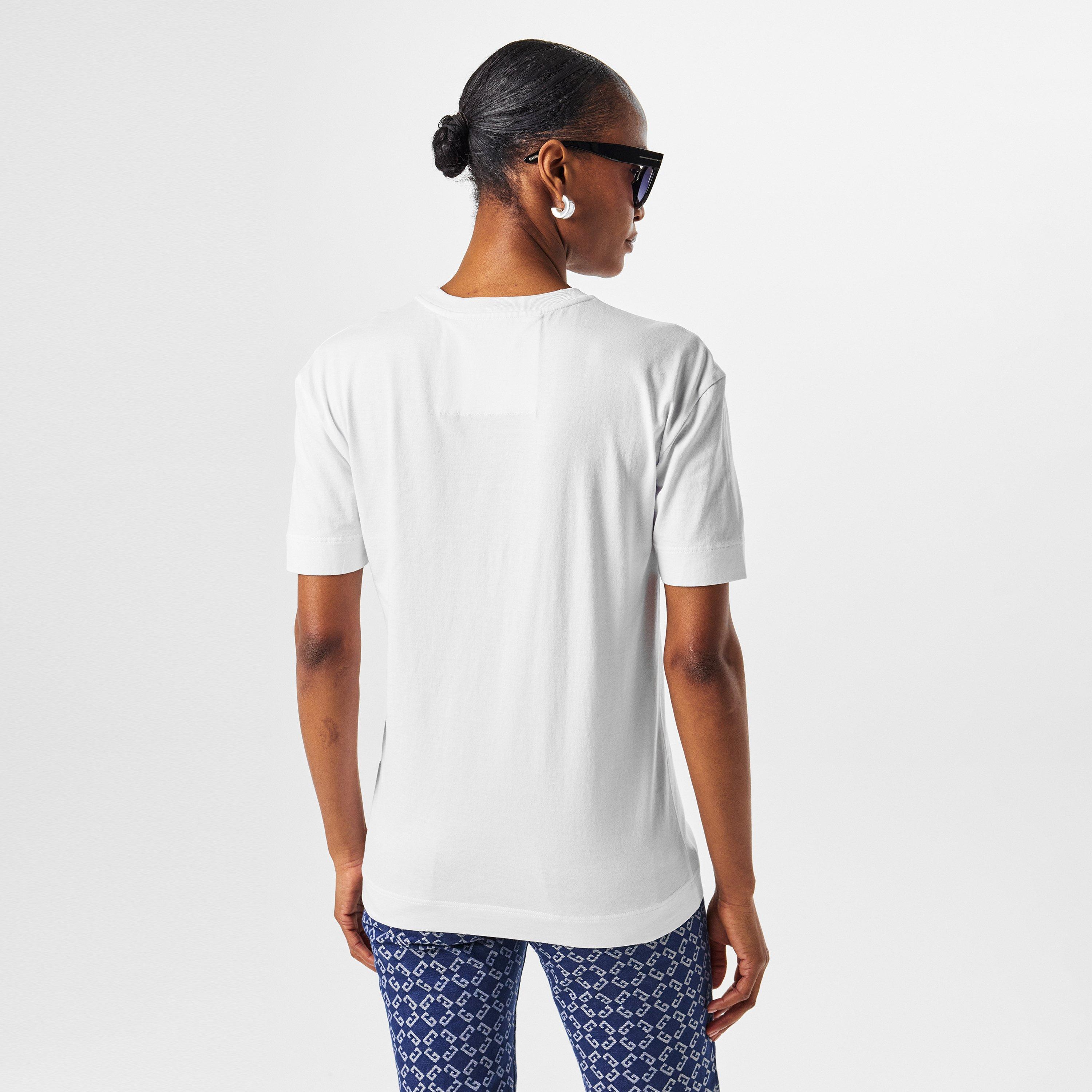 White - GIVENCHY - Classic Embroidered Tee - 4