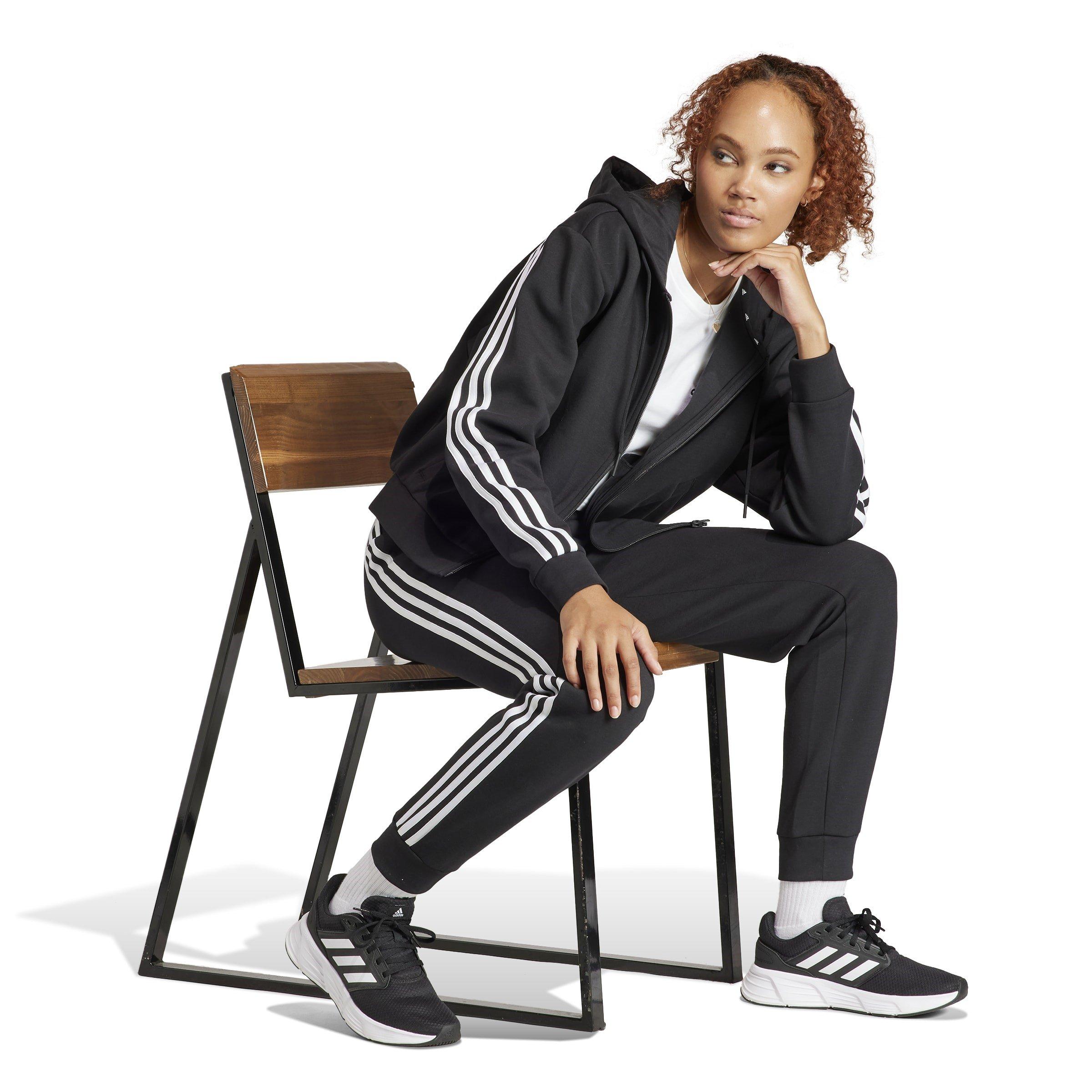 negro - adidas - Future Icons 3-Stripes Regular Joggers Womens - 4