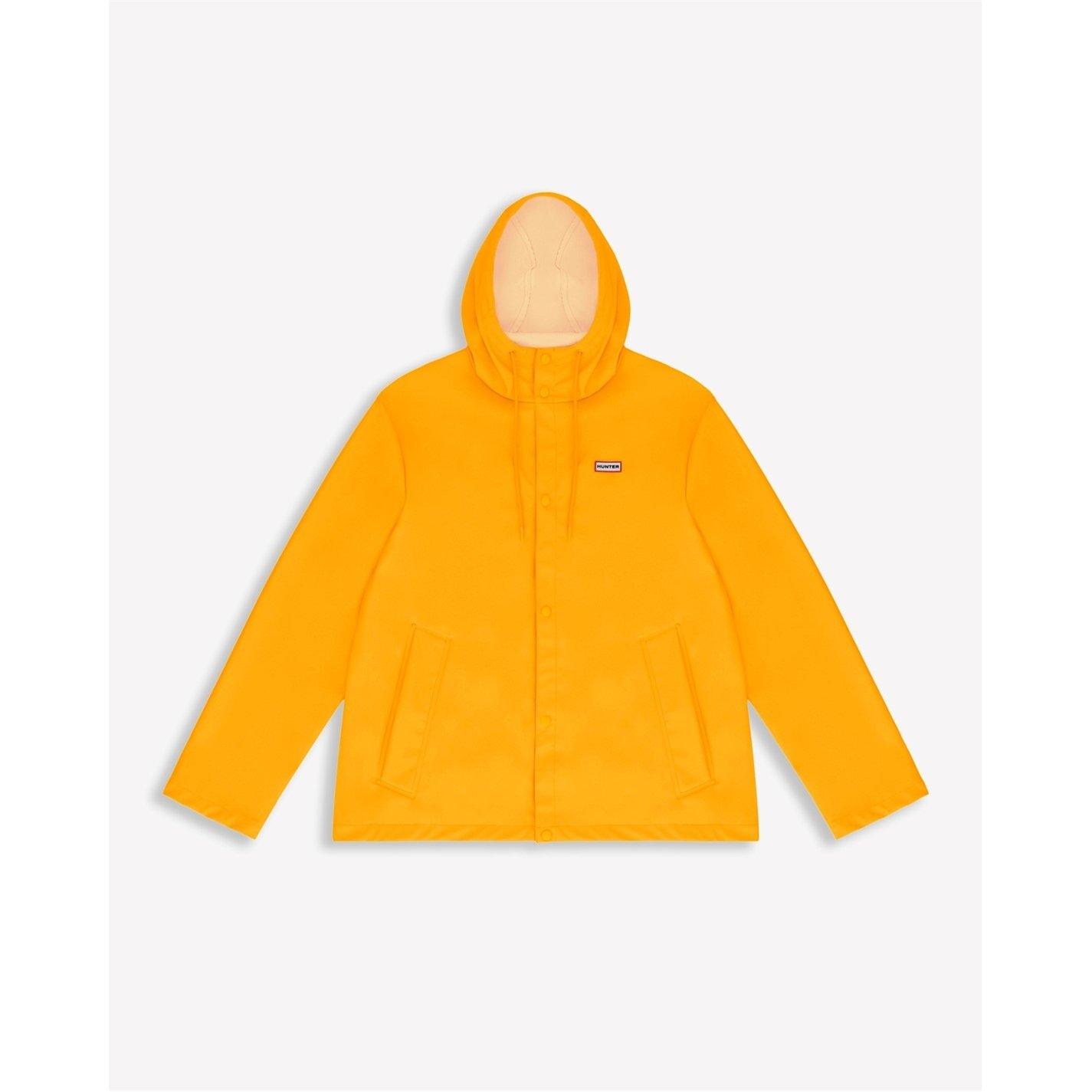 Hunter Women's Izzy Short Weather-Resistant Rain Anorak - Gold Fusion - Size 12 (M)