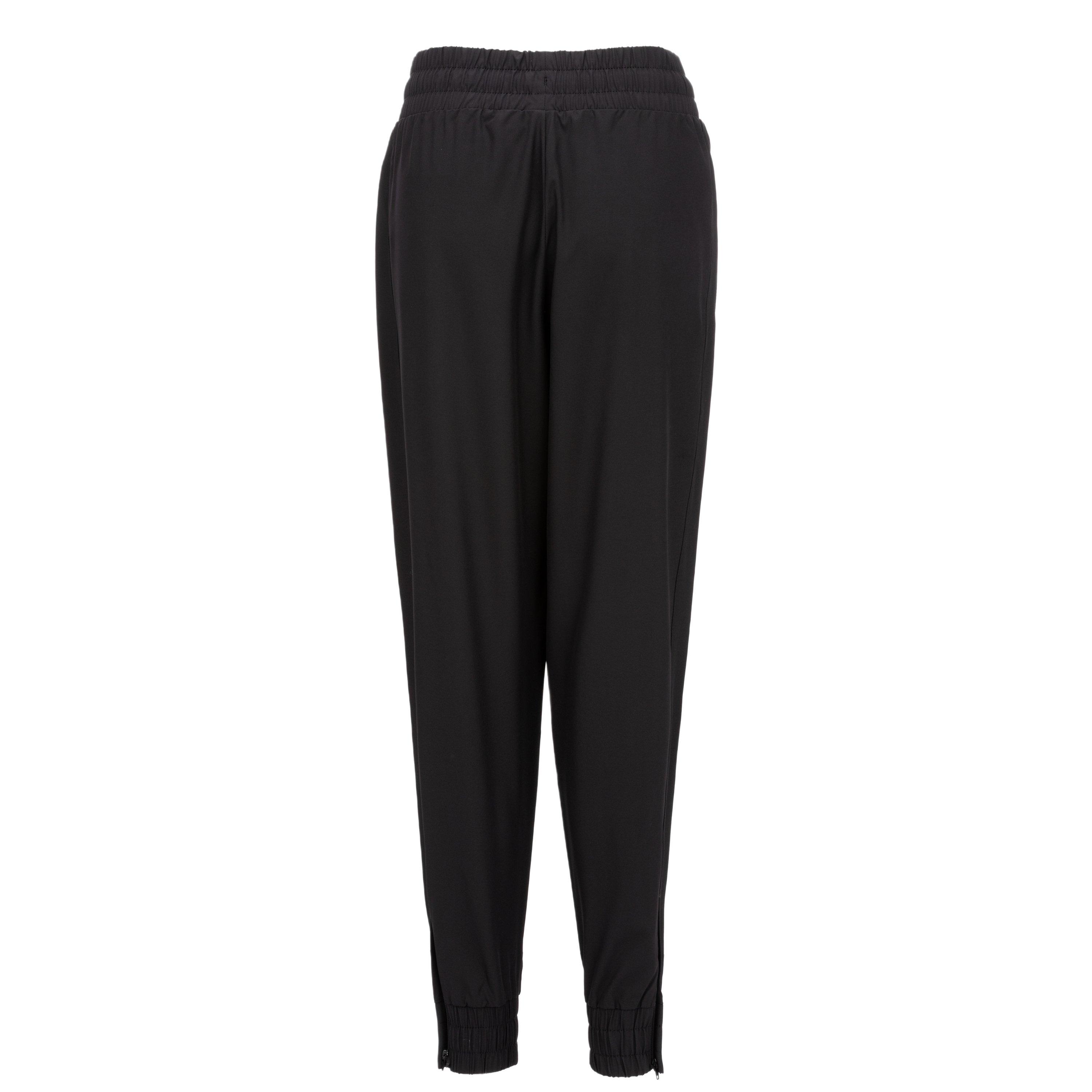 Black - LA Gear - Closed Hem Woven Pants Ladies - 4