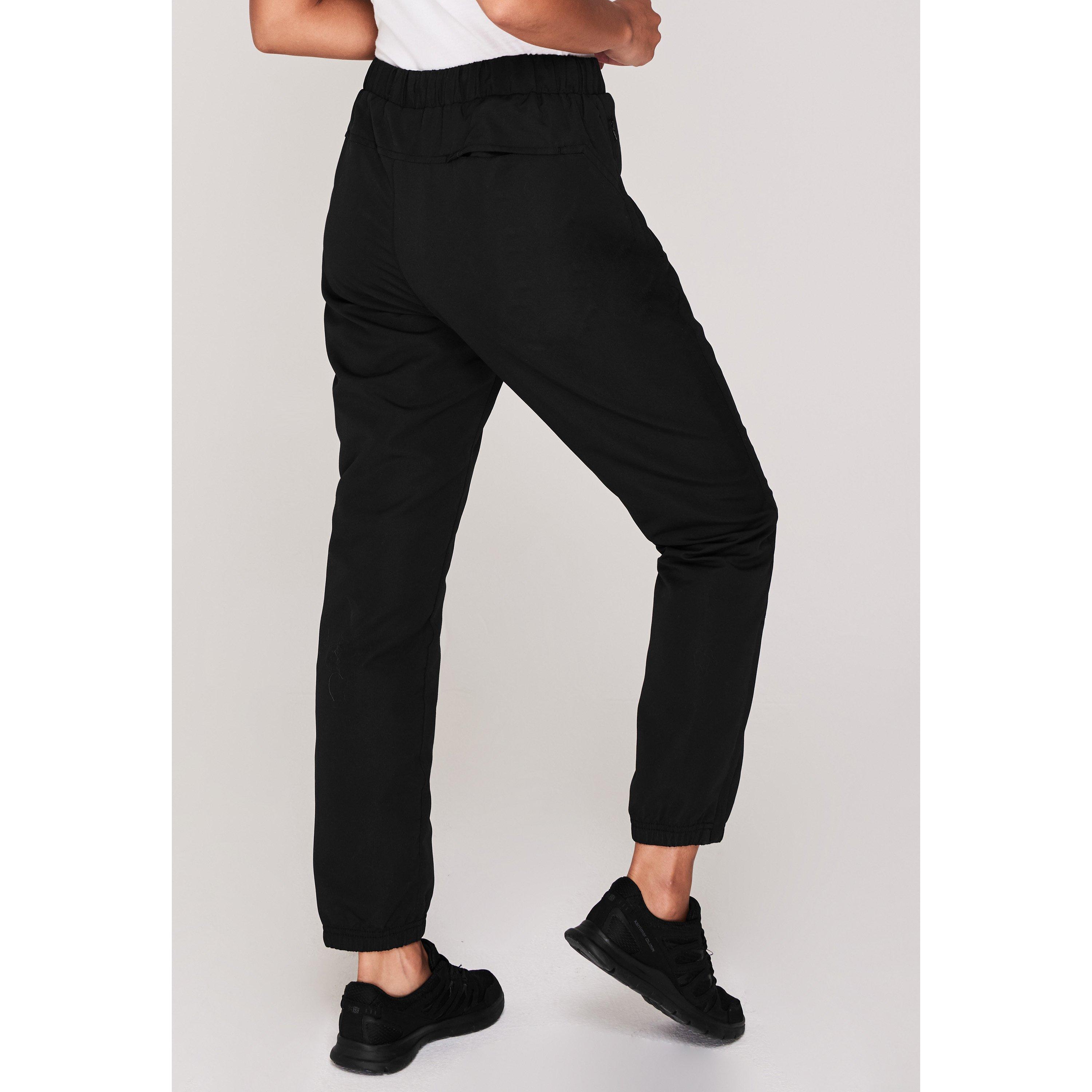 Black - LA Gear - Closed Hem Woven Pants Ladies - 3
