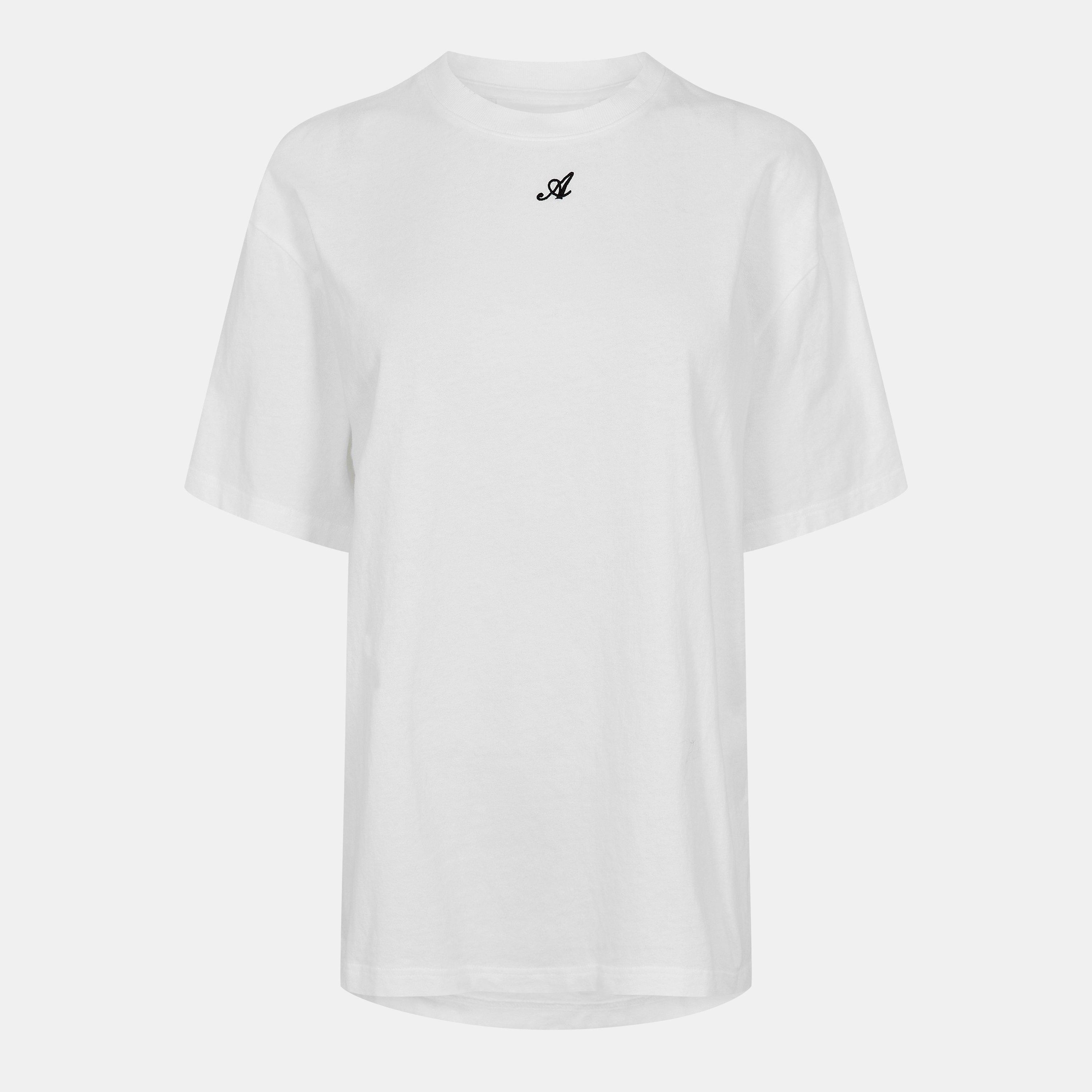 White - Axel Arigato - Women's Cosmo Washed Regular Fit T-Shirt - 1