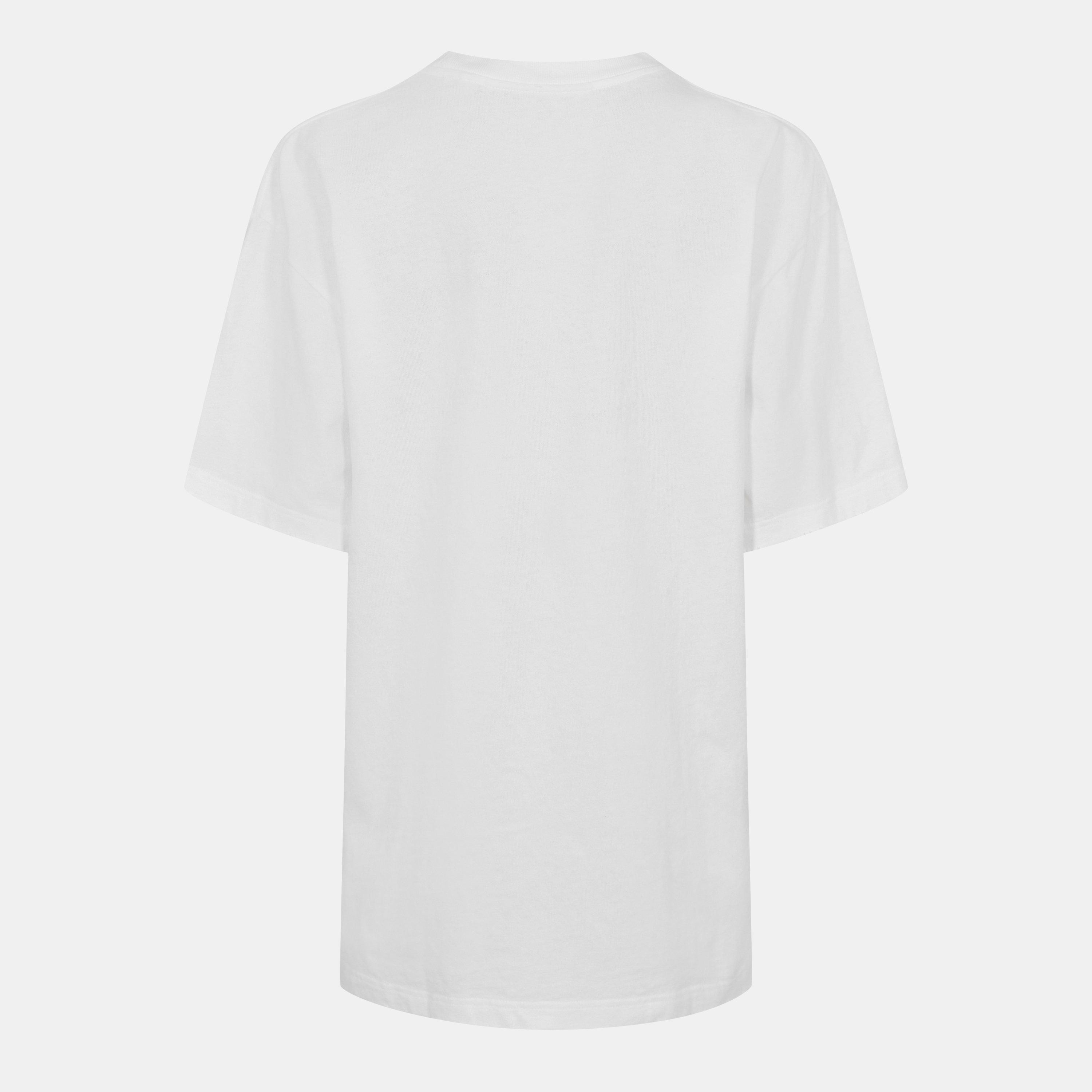 White - Axel Arigato - Women's Cosmo Washed Regular Fit T-Shirt - 2