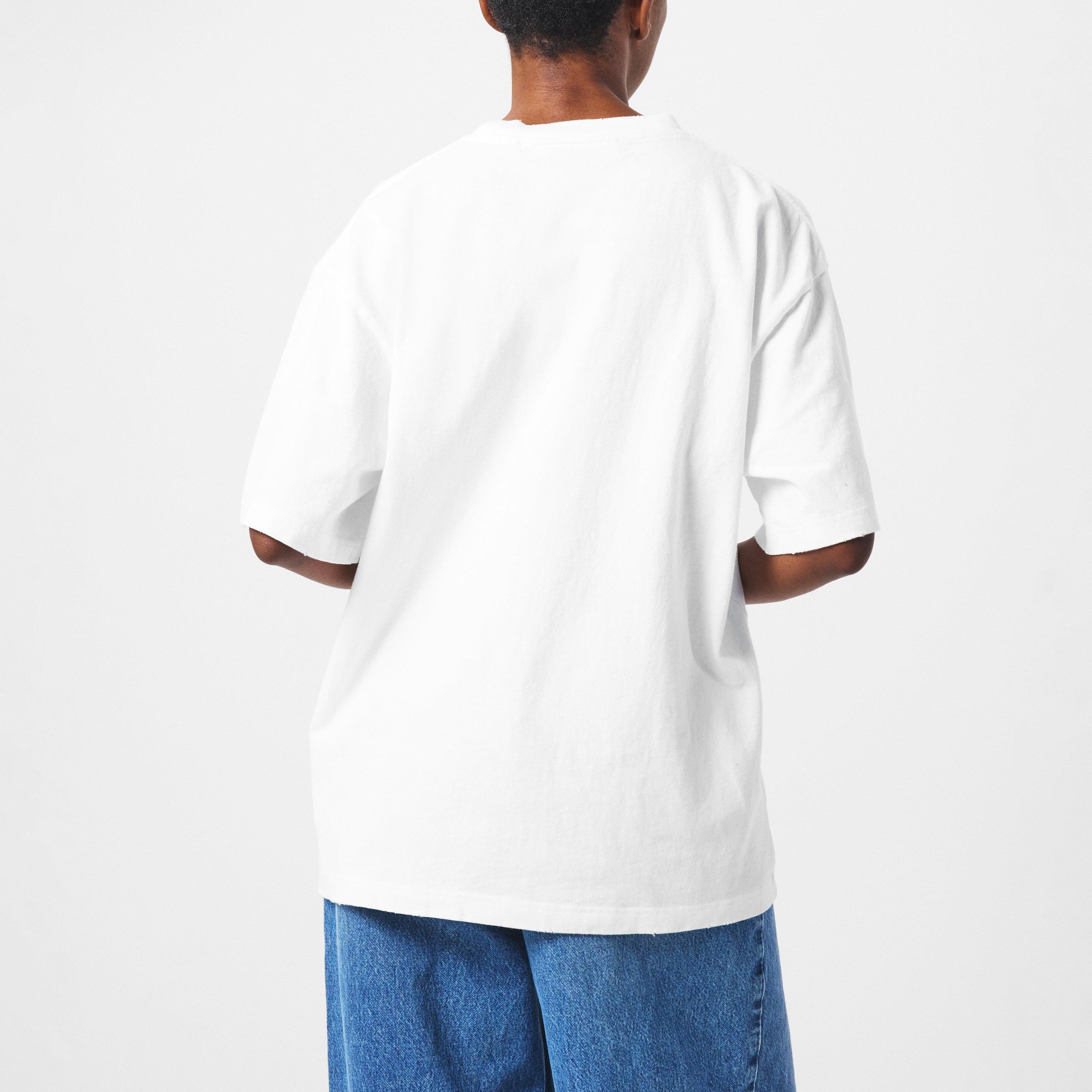 White - Axel Arigato - Women's Cosmo Washed Regular Fit T-Shirt - 4