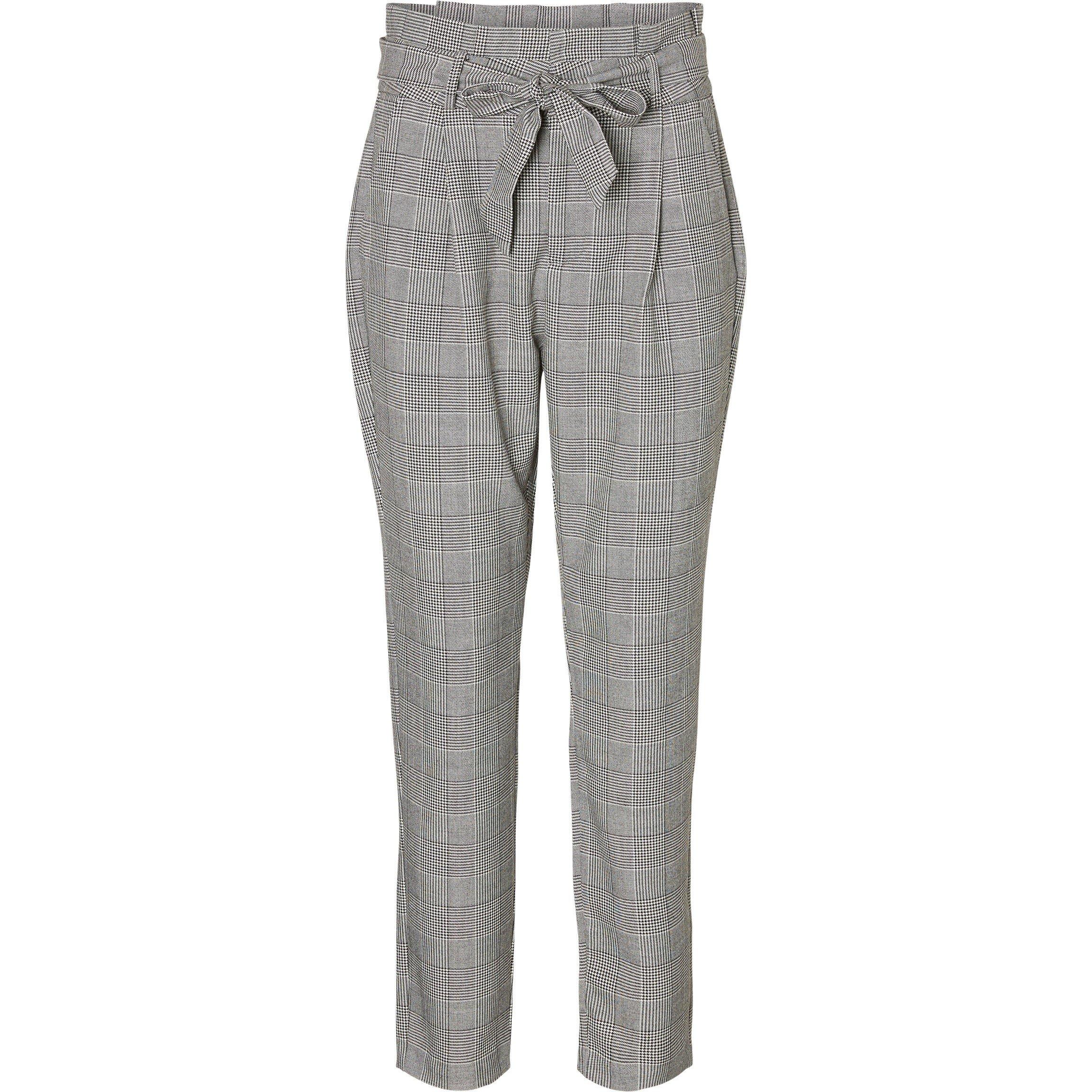 Grey Checks - Vero Moda - Paperbag Trousers - 5