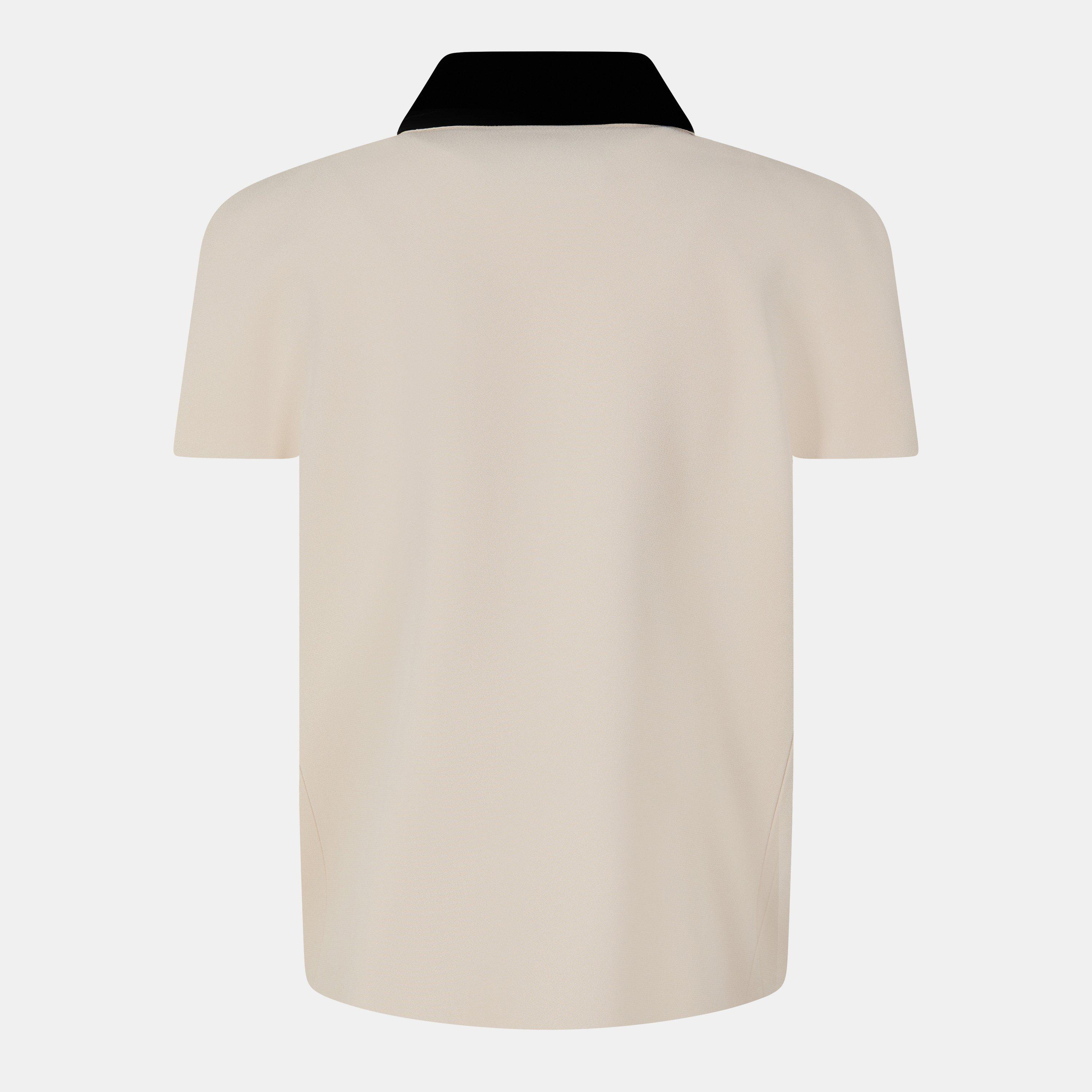 Naturale - Prada - Women's Compact Short Sleeve Acetate Overcoat - 2