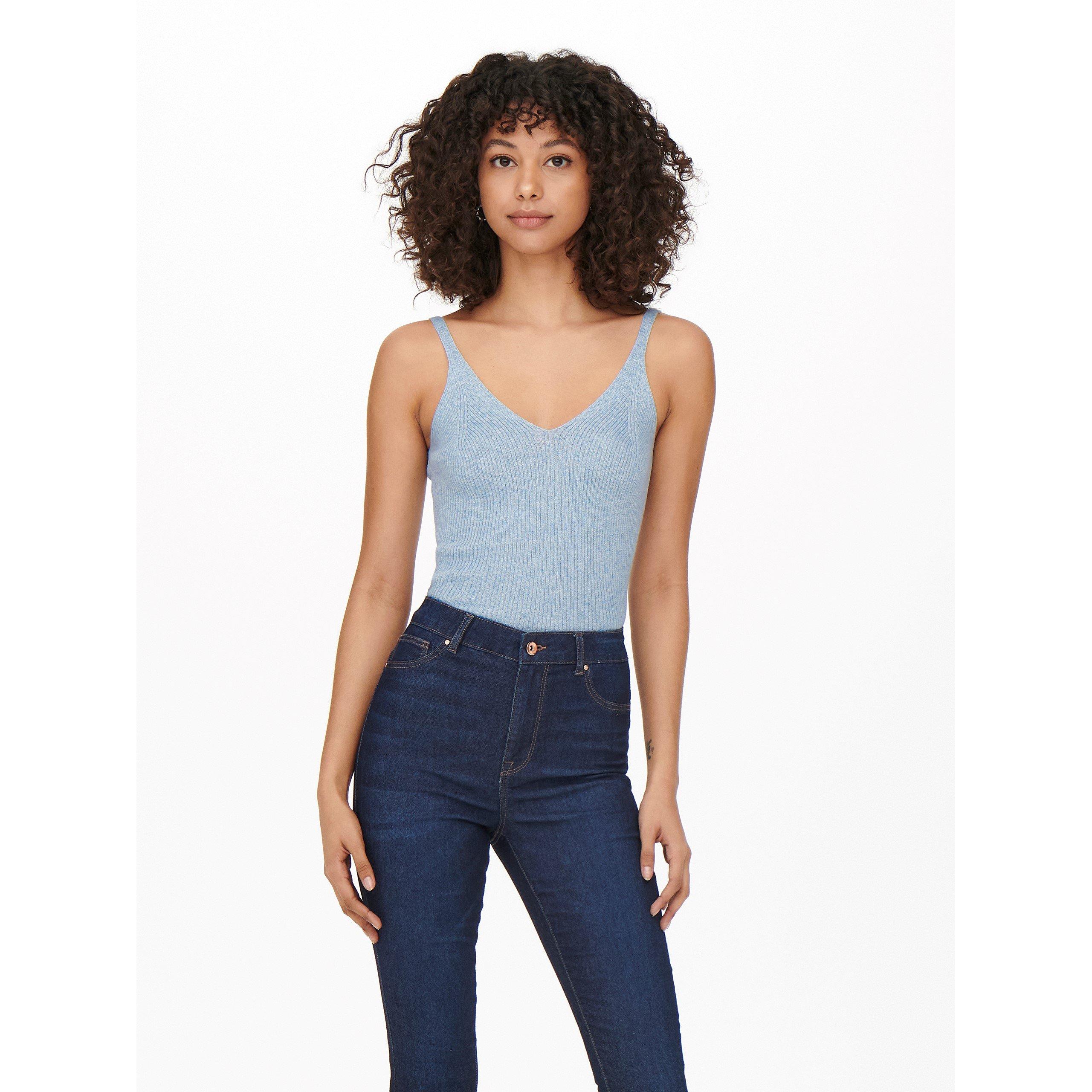 Bleu cachemire - Only - Lina Knitted Top - 3