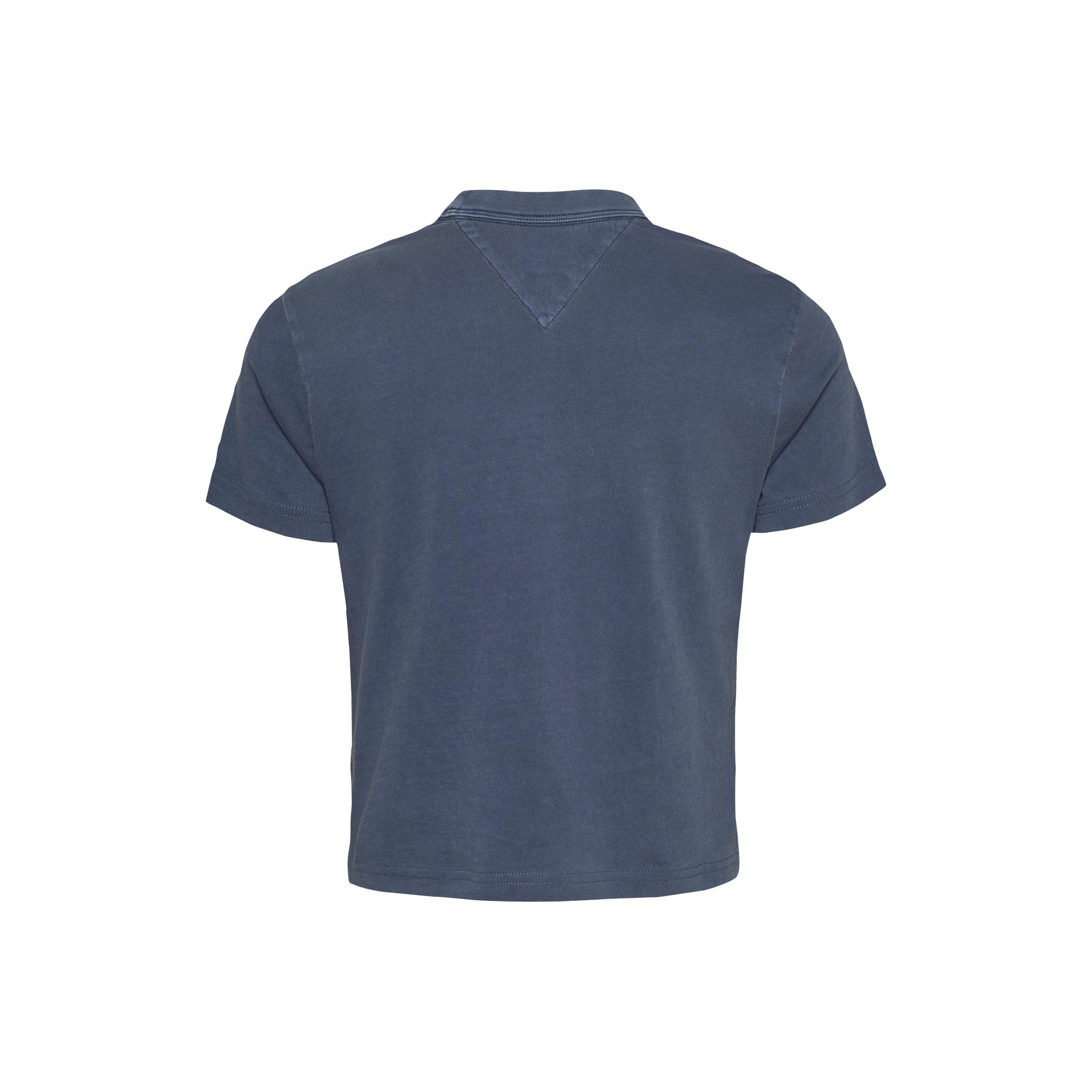 Nuit Noire Marine - Tommy Jeans - Women's Varsity Crest Crew Neck T-Shirt - 6
