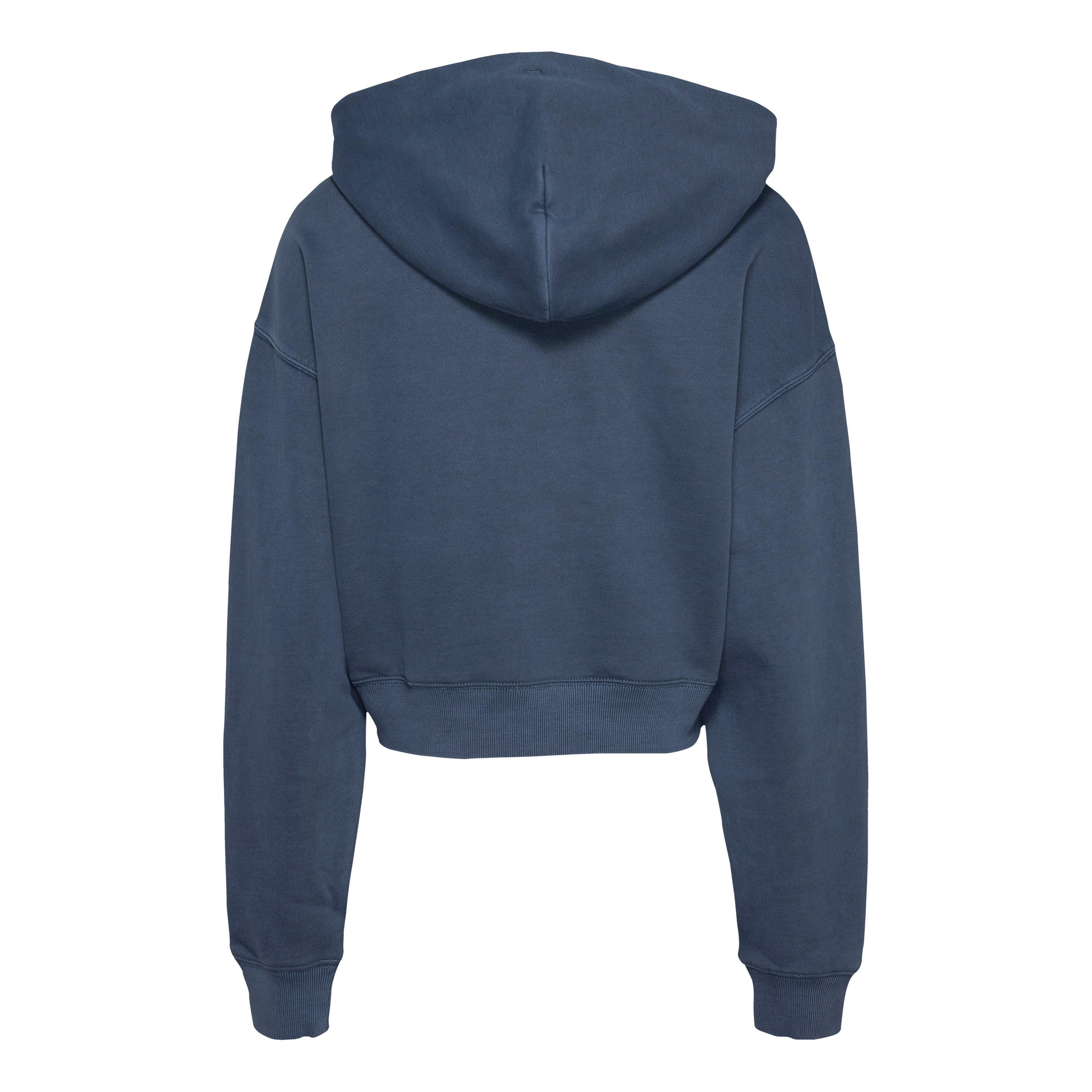Mørk Nat Navy - Tommy Jeans - Women's Cropped Varsity Crest Hoodie - 6