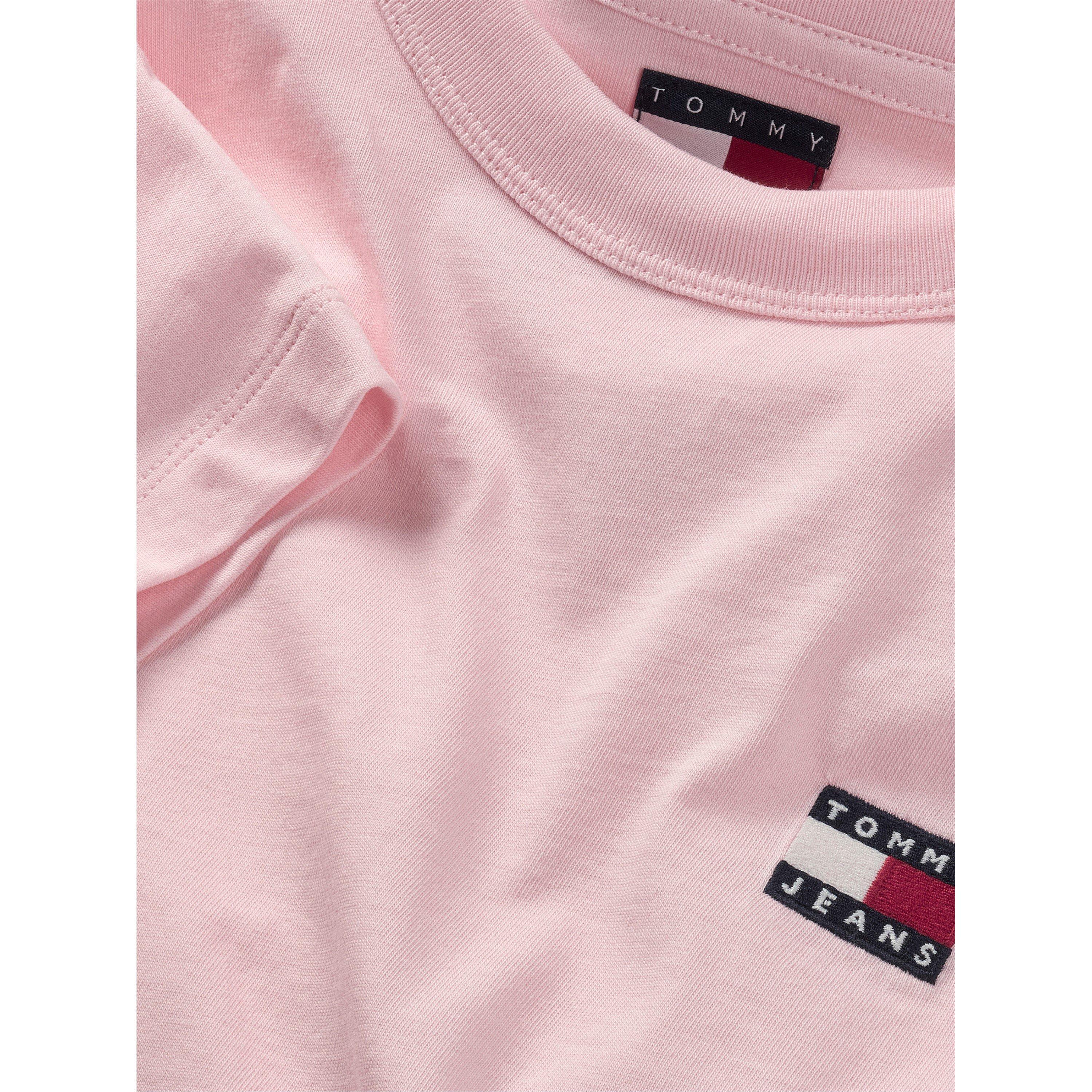 Precious Pink - Tommy Jeans - Women's Badge Regular Fit T-Shirt - 7