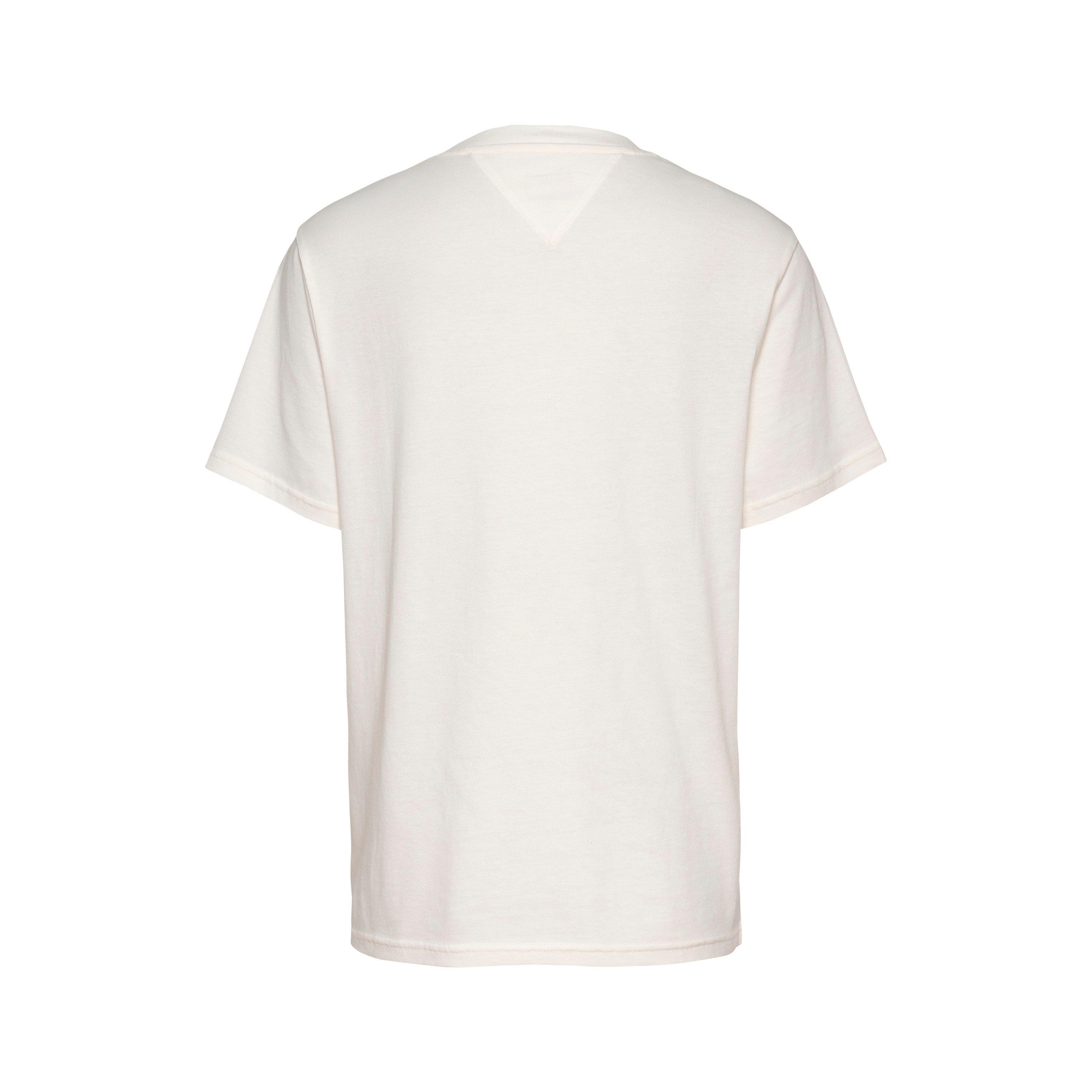 Ecru - Tommy Jeans - Women's Regular Fit Tonal Tropics T-Shirt - 2