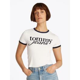 Tommy Jeans Short Sleeve Script Ringer T-Shirt