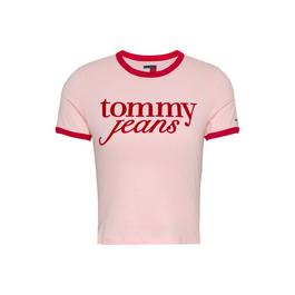 Tommy Jeans TJW SLIM SH SCRIPT RINGR TEE EXT