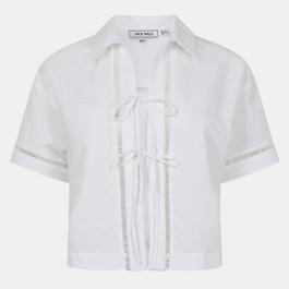 Jack Wills Linen Broderie Shirt