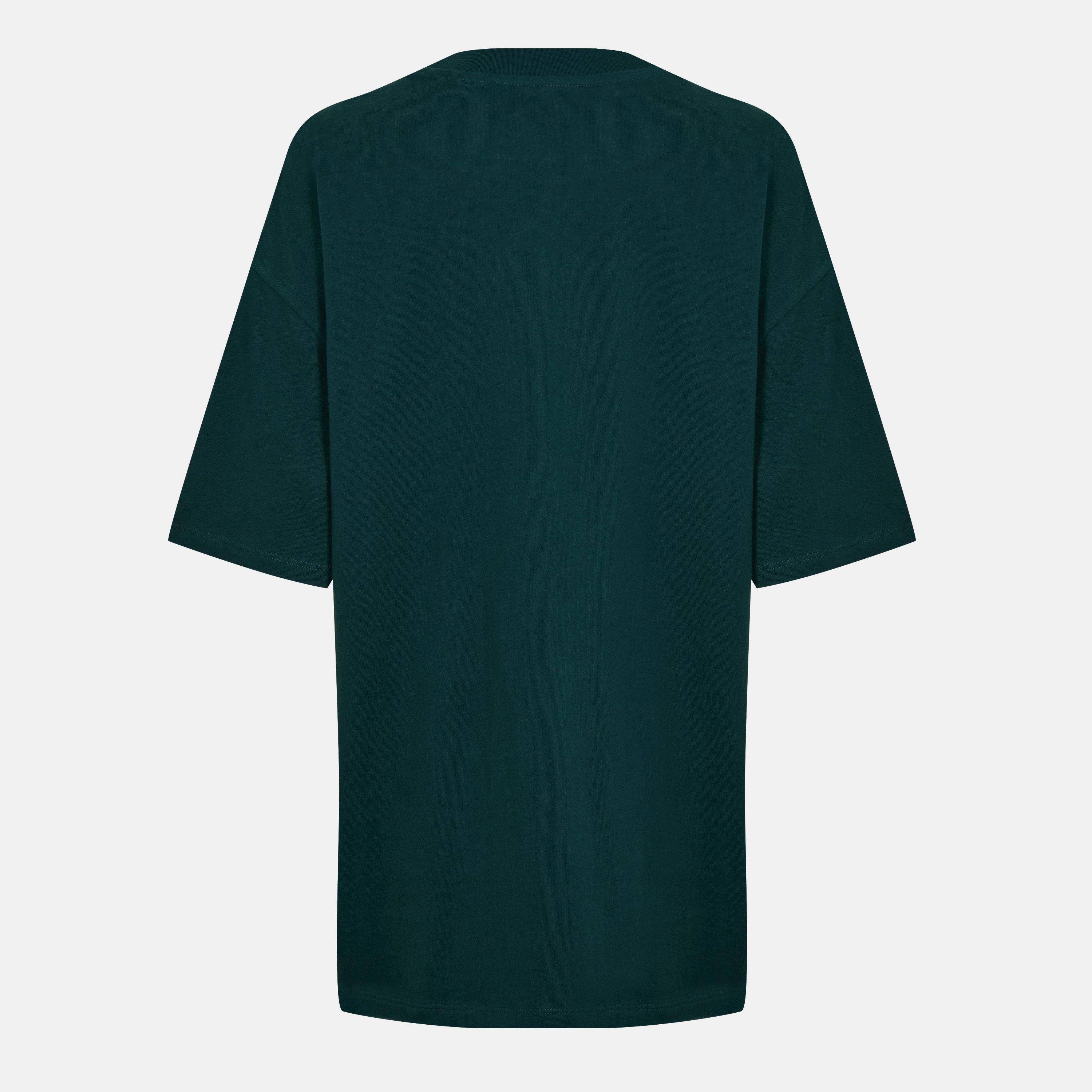 Dark Green - Jack Wills - JW Oversized Applique T-Shirt - 2