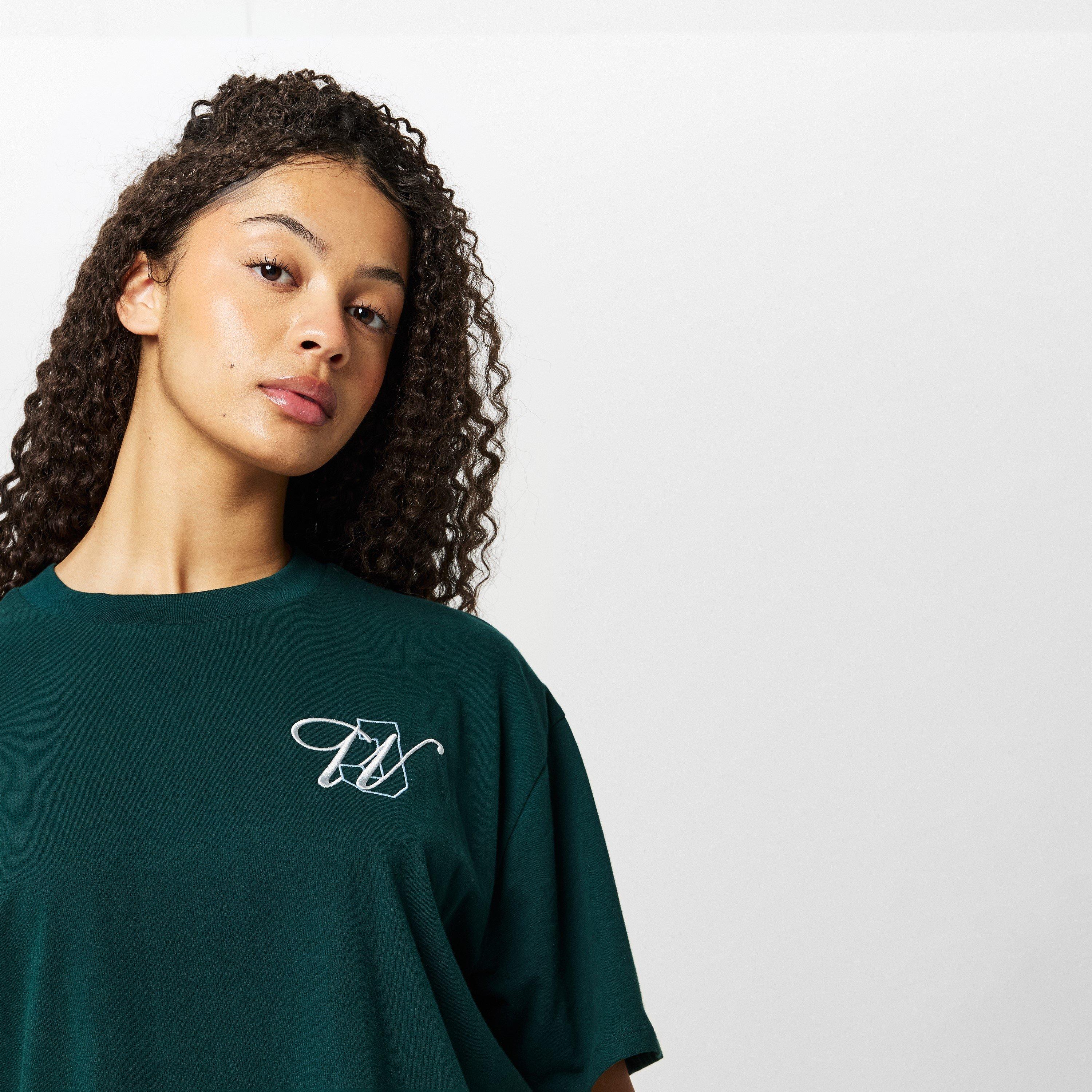 Dark Green - Jack Wills - JW Oversized Applique T-Shirt - 5