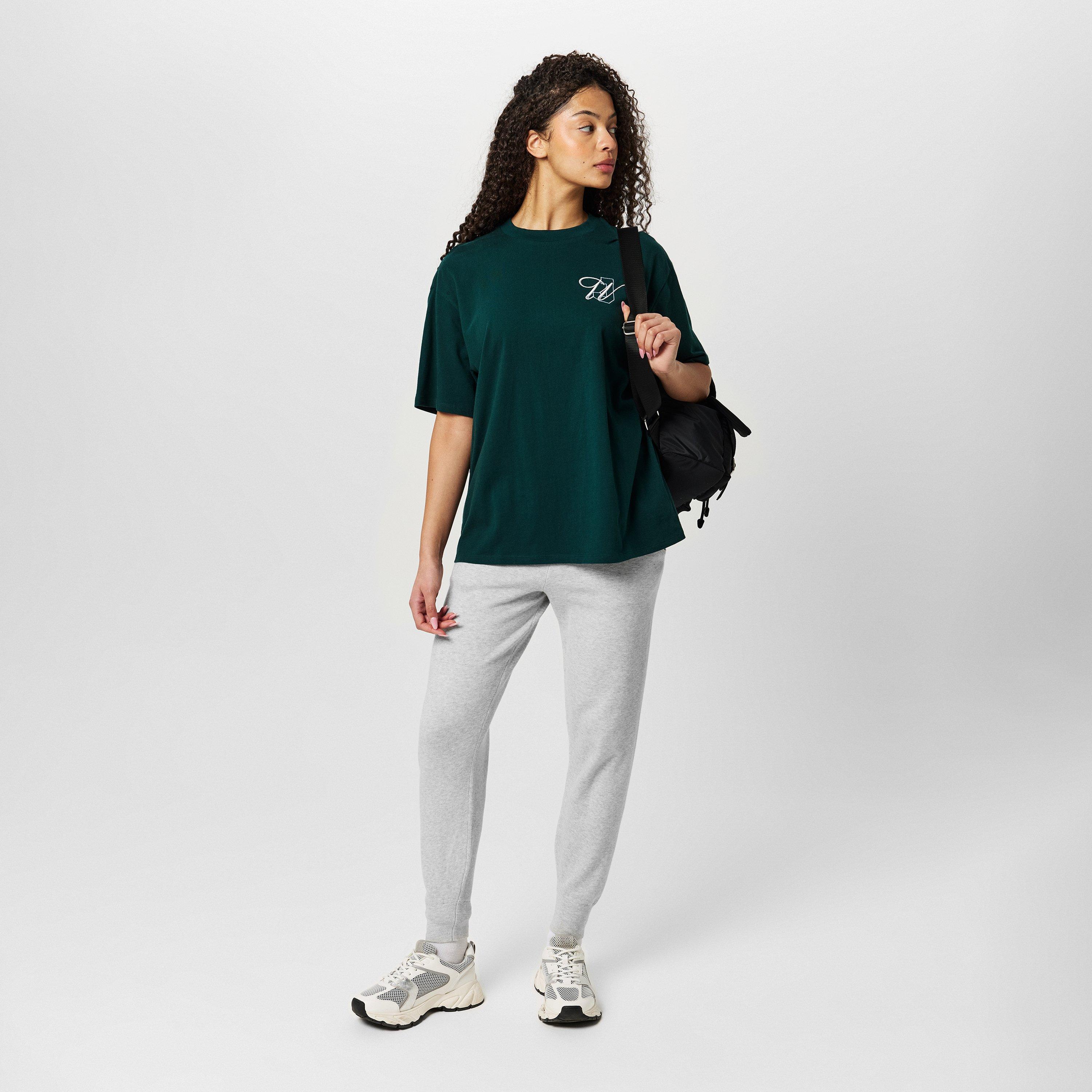 Dark Green - Jack Wills - JW Oversized Applique T-Shirt - 6