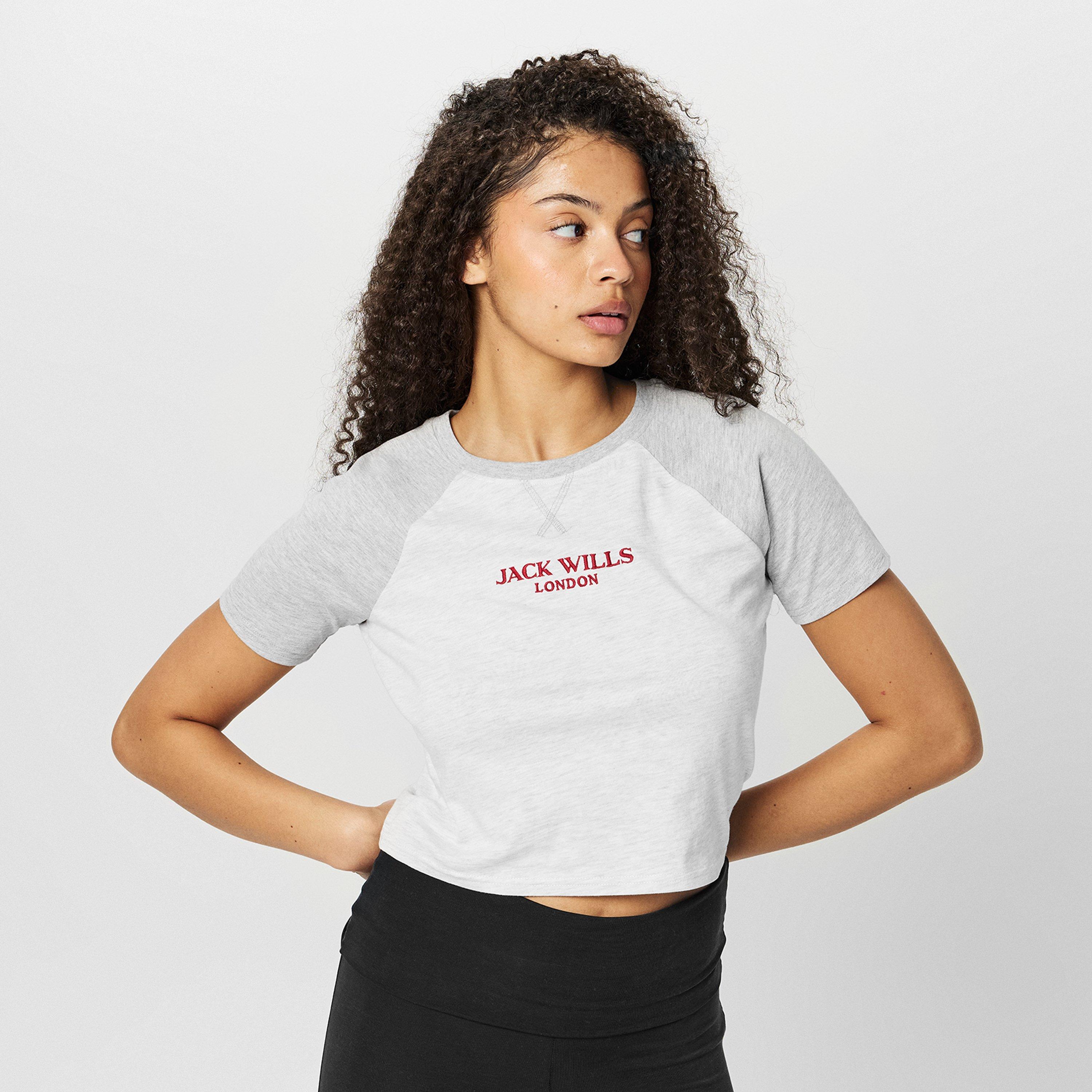 Grey Marl - Jack Wills - JW Pop Graphic Oversized T-Shirt - 3