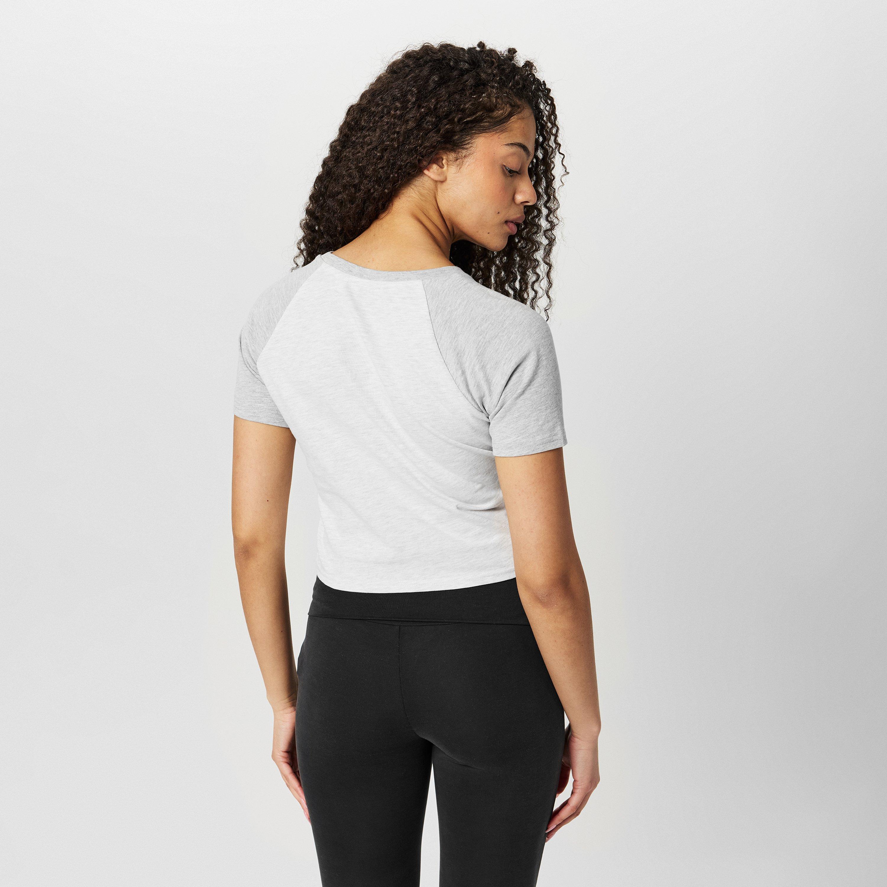 Grey Marl - Jack Wills - JW Pop Graphic Oversized T-Shirt - 4