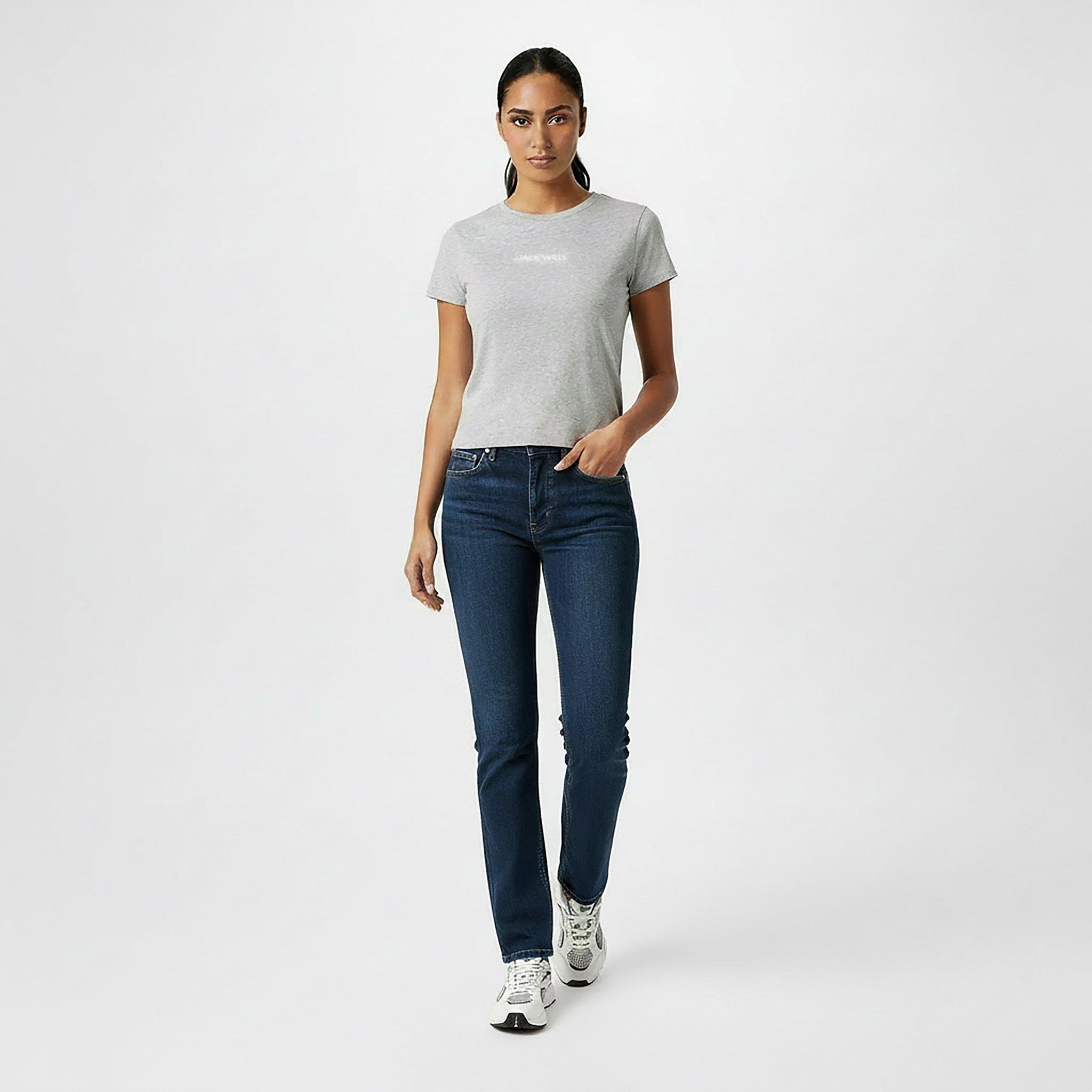 Grey Marl - Jack Wills - Baby Tee - 5