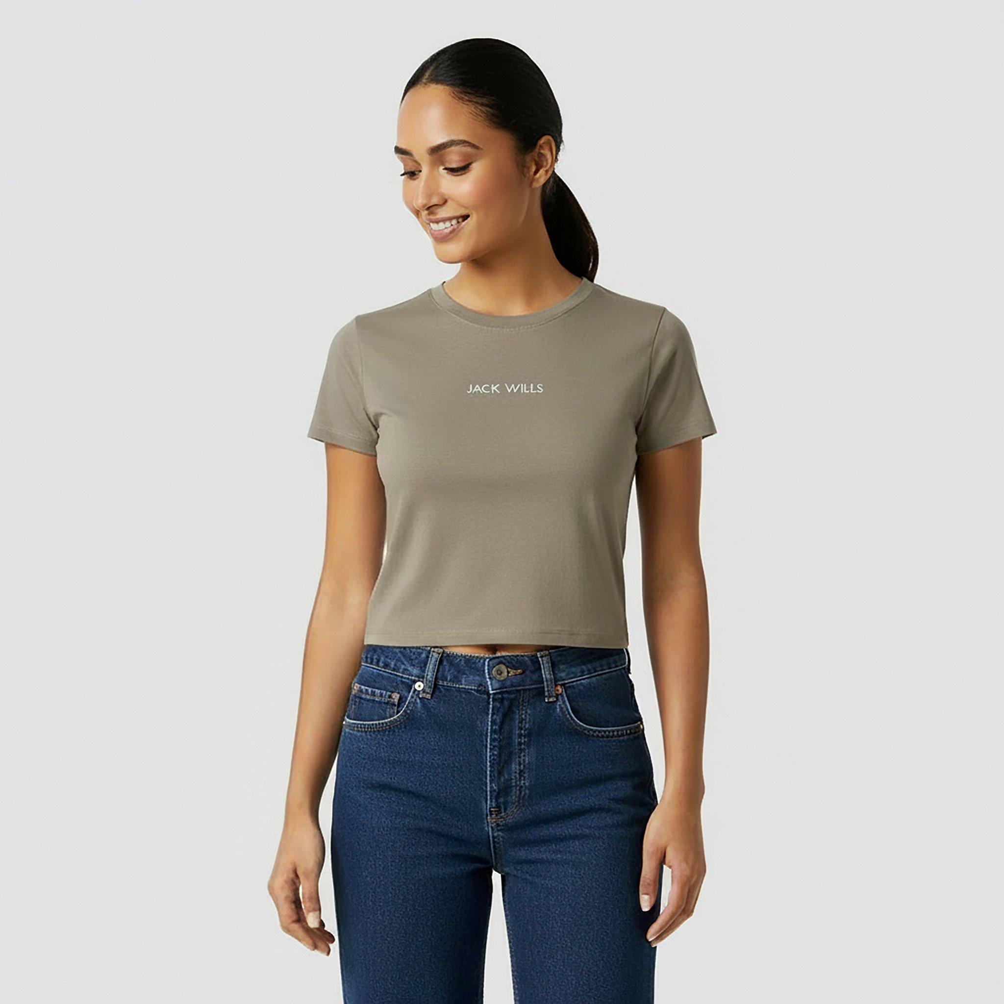 Taupe - Jack Wills - Baby Tee - 3