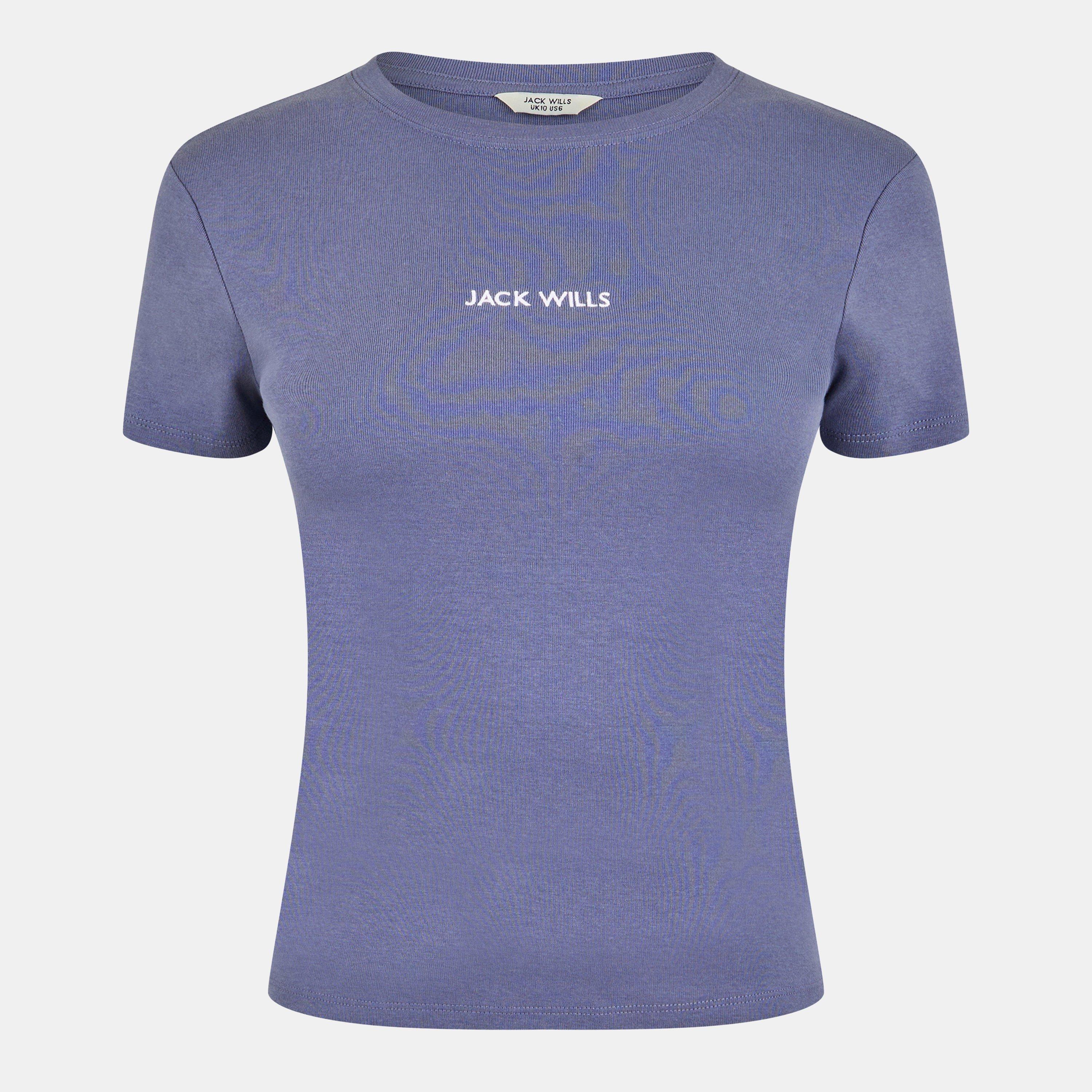 Dusky Blue - Jack Wills - Baby Tee - 1