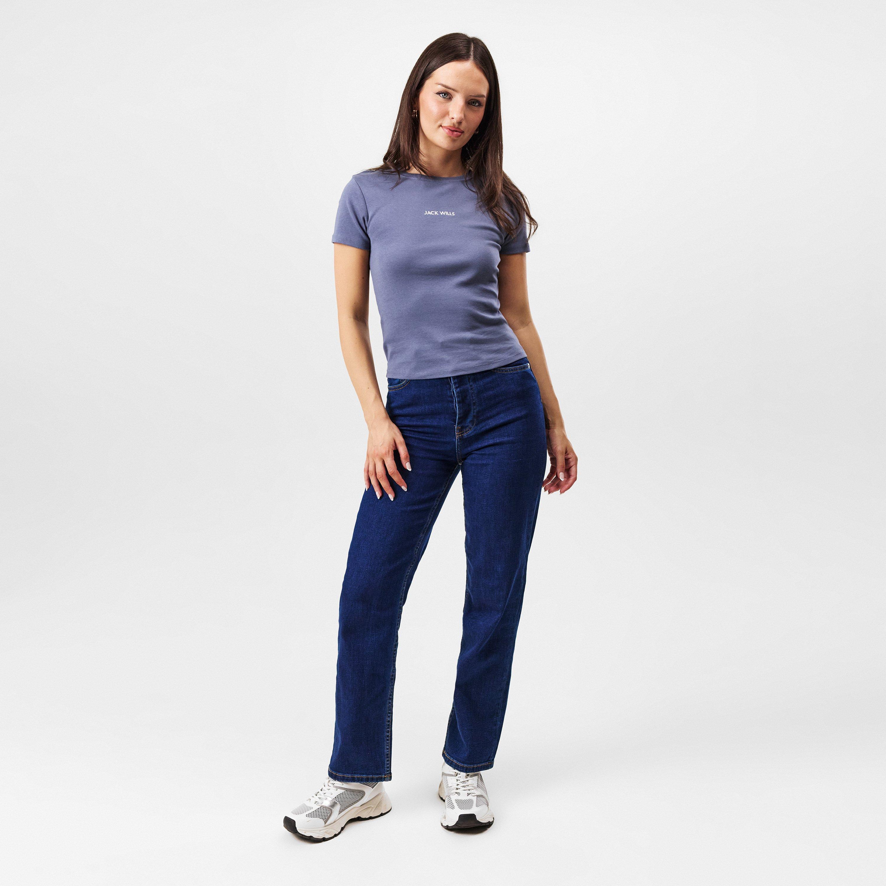 Dusky Blue - Jack Wills - Baby Tee - 6