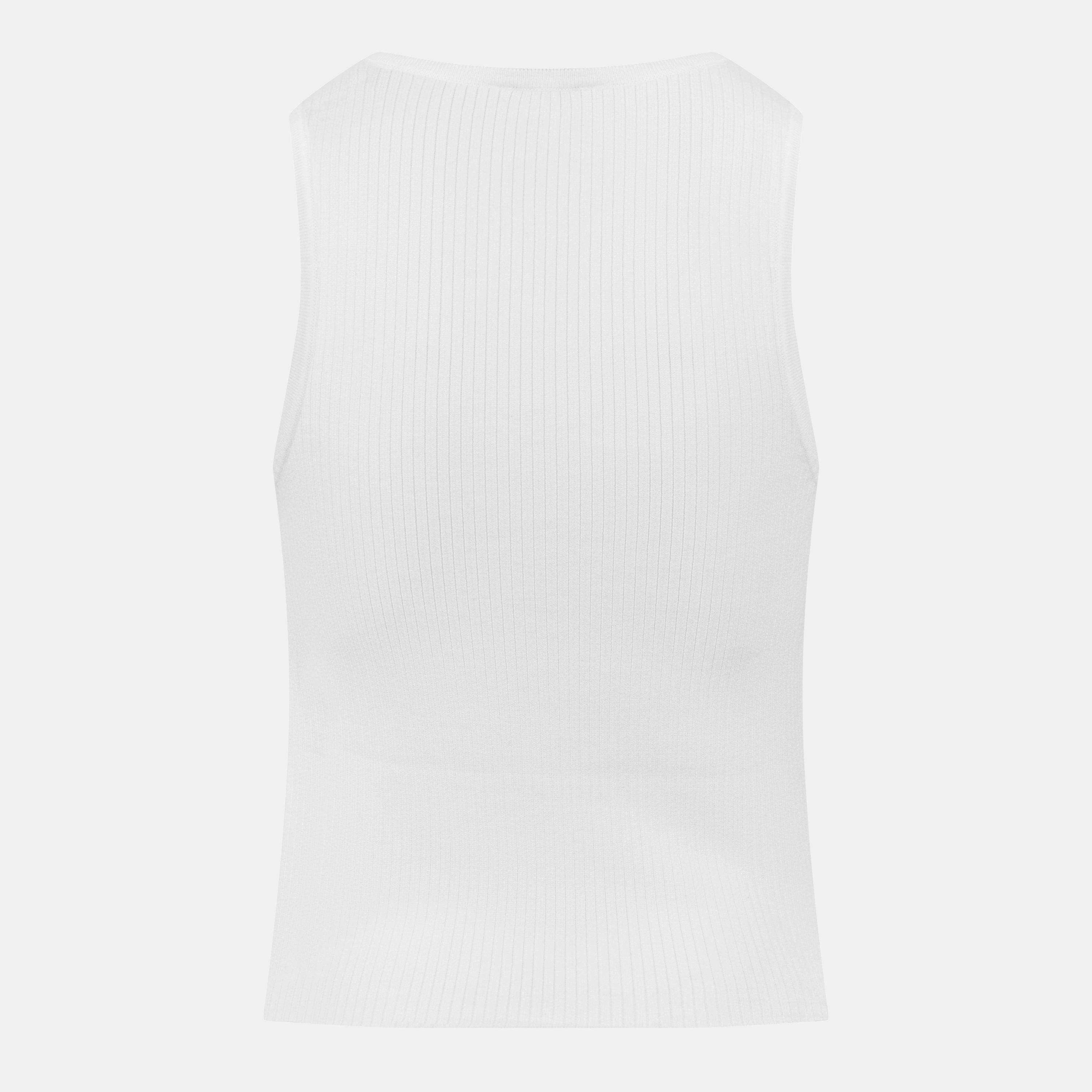 Vintage White - Jack Wills - Embroidered Knitted Sweater Vest - 2