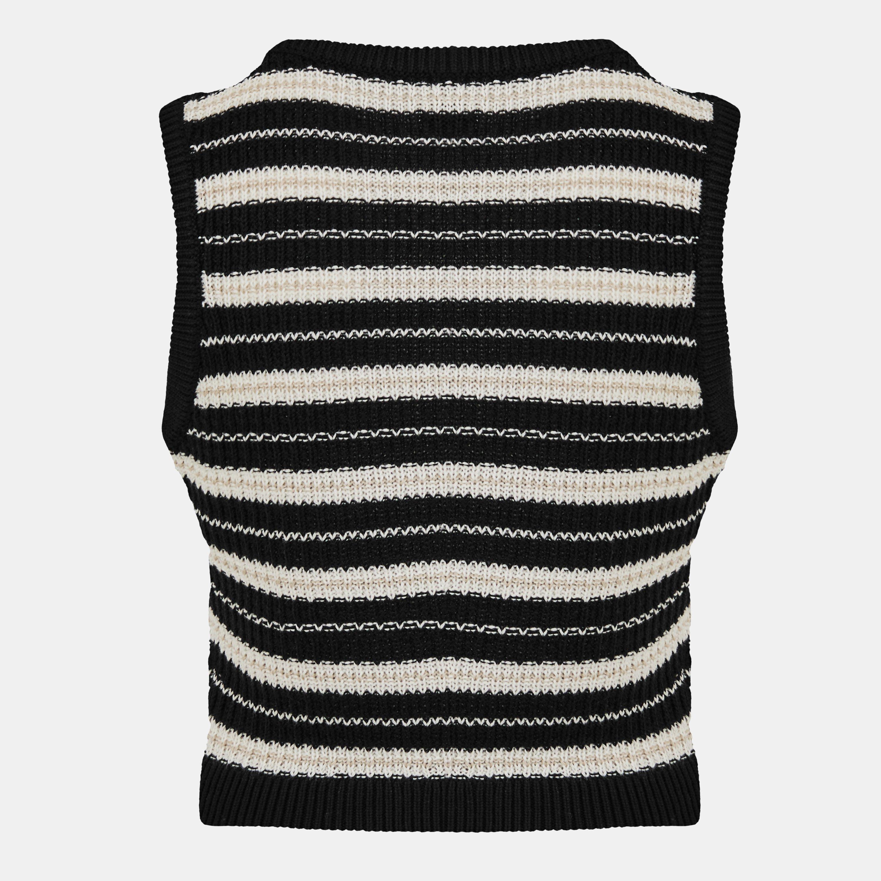 Rayure de carbone - Jack Wills - Crochet Sweater Vests - 2