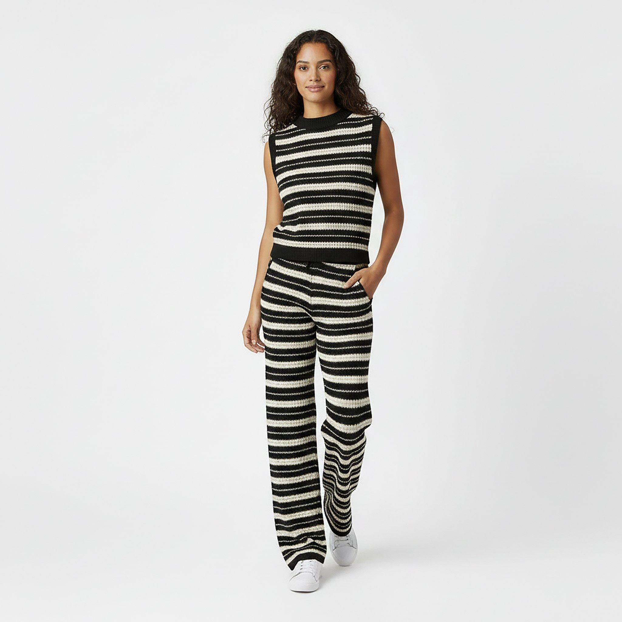 Carbon Stripe - Jack Wills - Women's Crochet Sweater Vests - 5