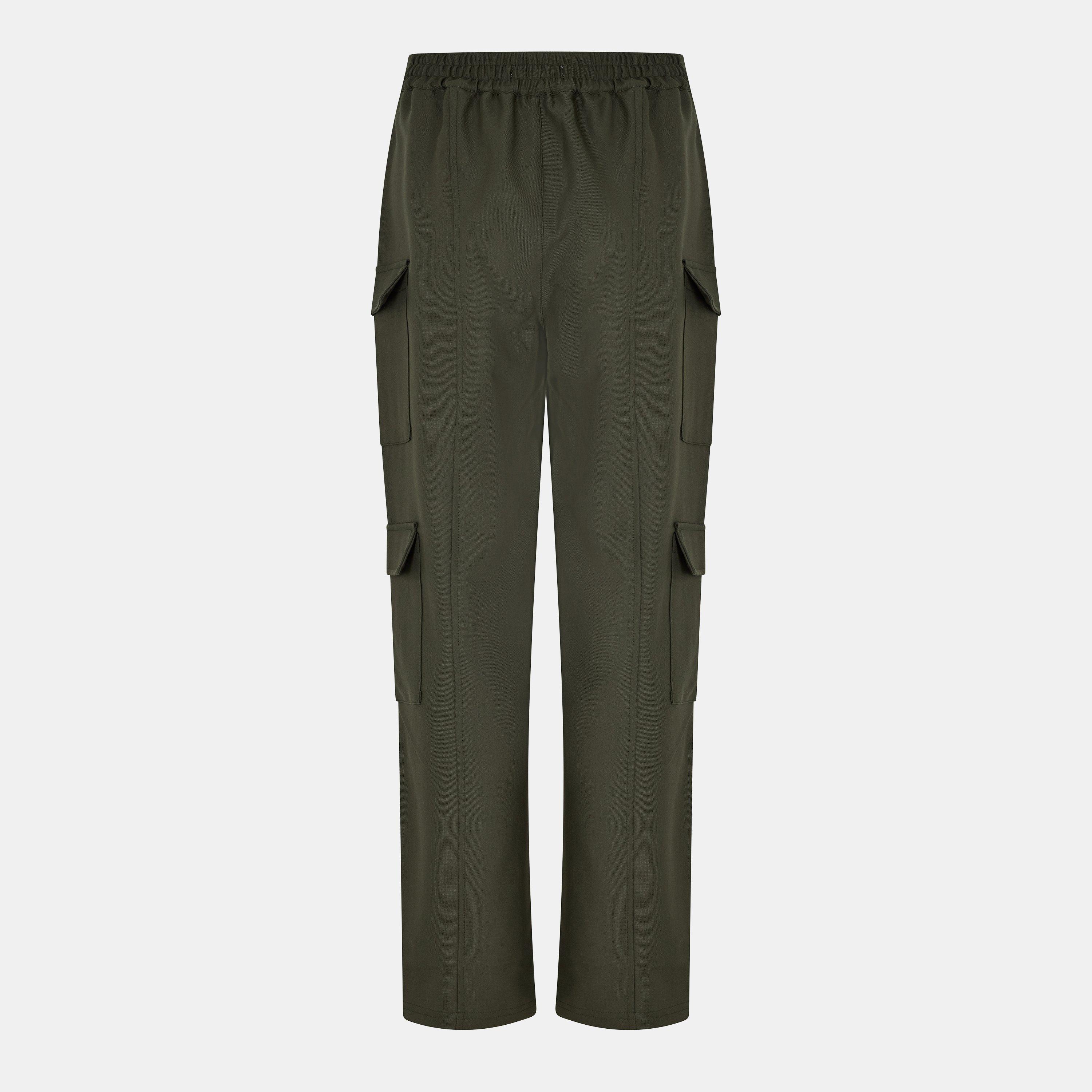 Khaki - Jack Wills - Ladies Cargo Trousers - 2