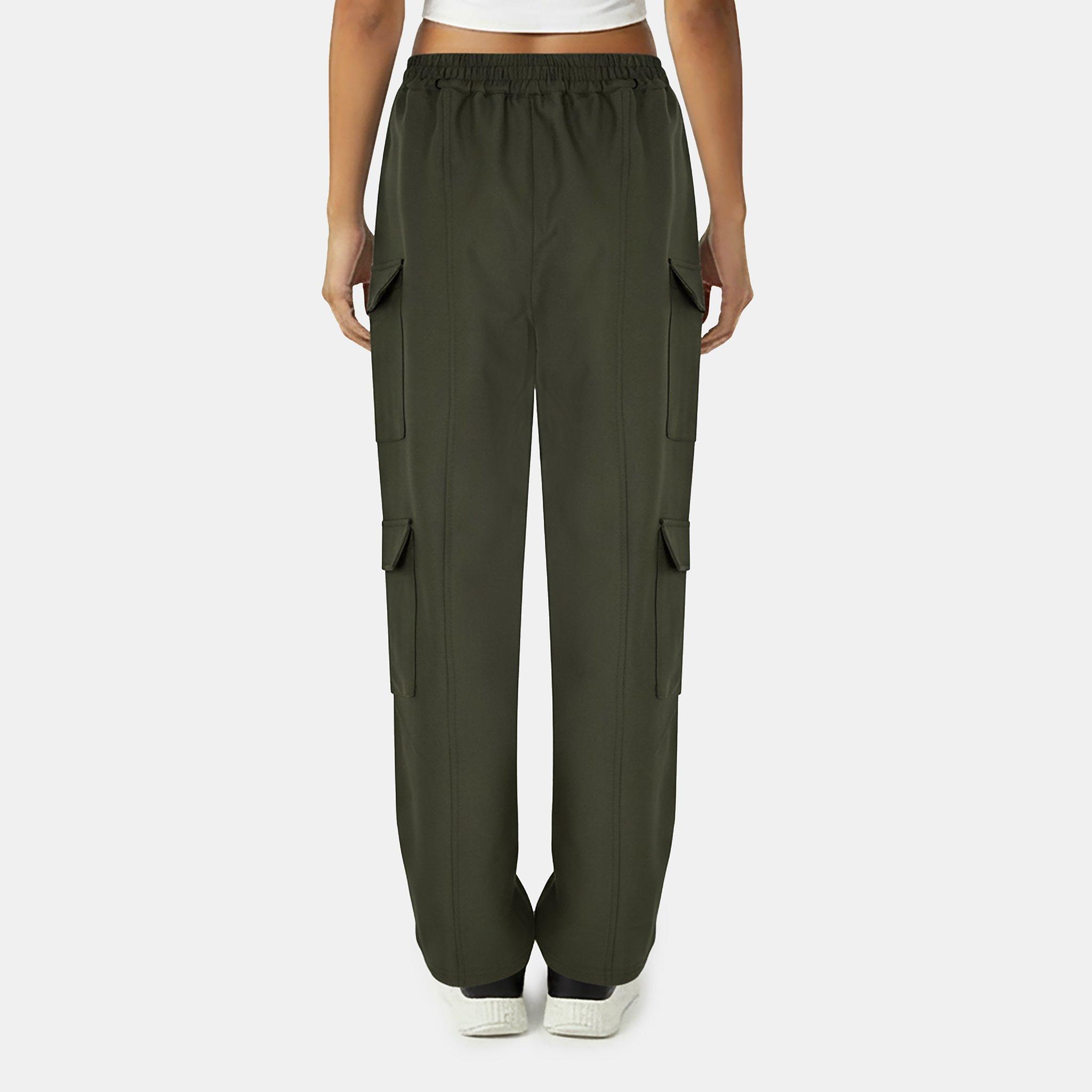 Khaki - Jack Wills - Ladies Cargo Trousers - 4