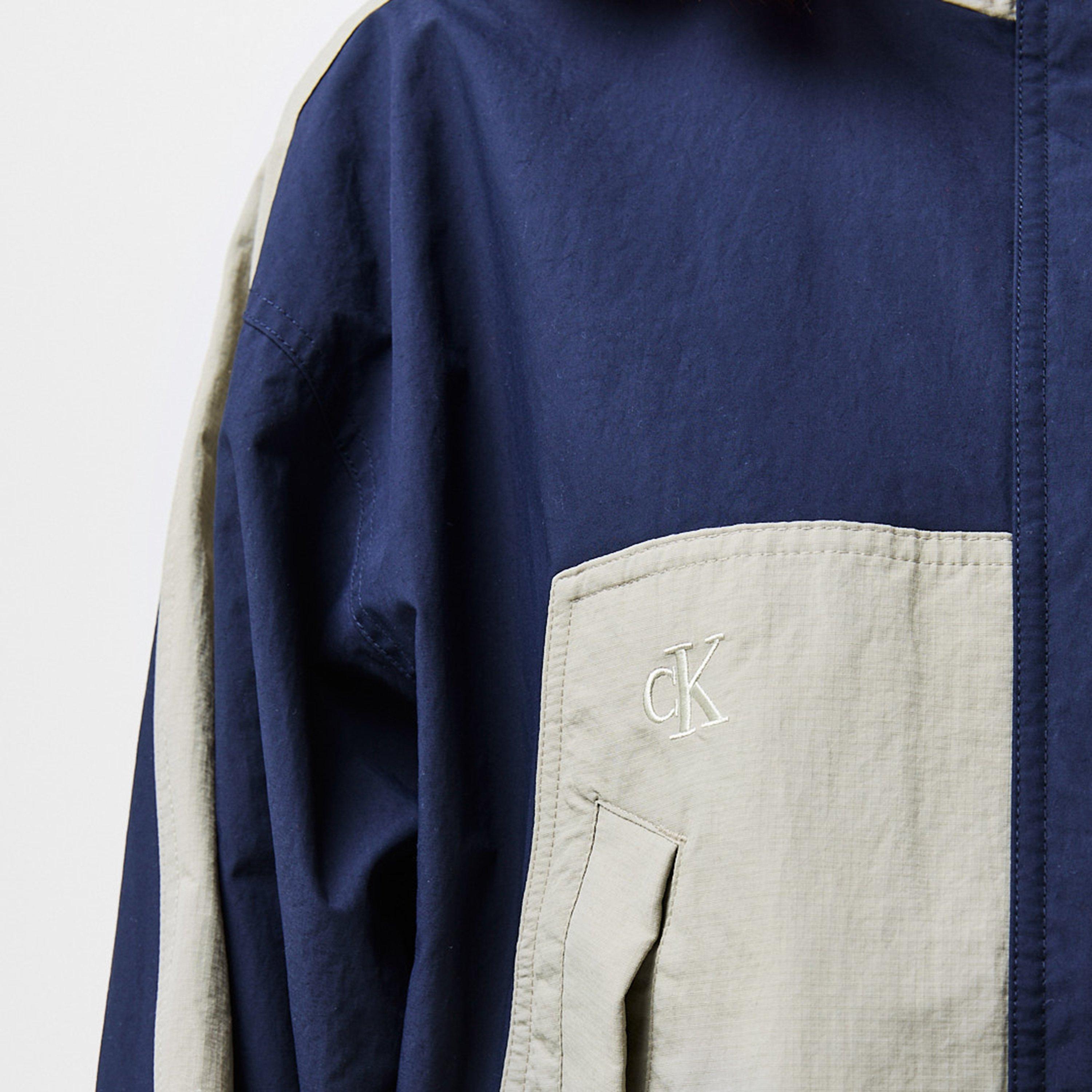 L Oak/Sky Capt - Calvin Klein Jeans - RIBSTOP SHORT JACKET - 5