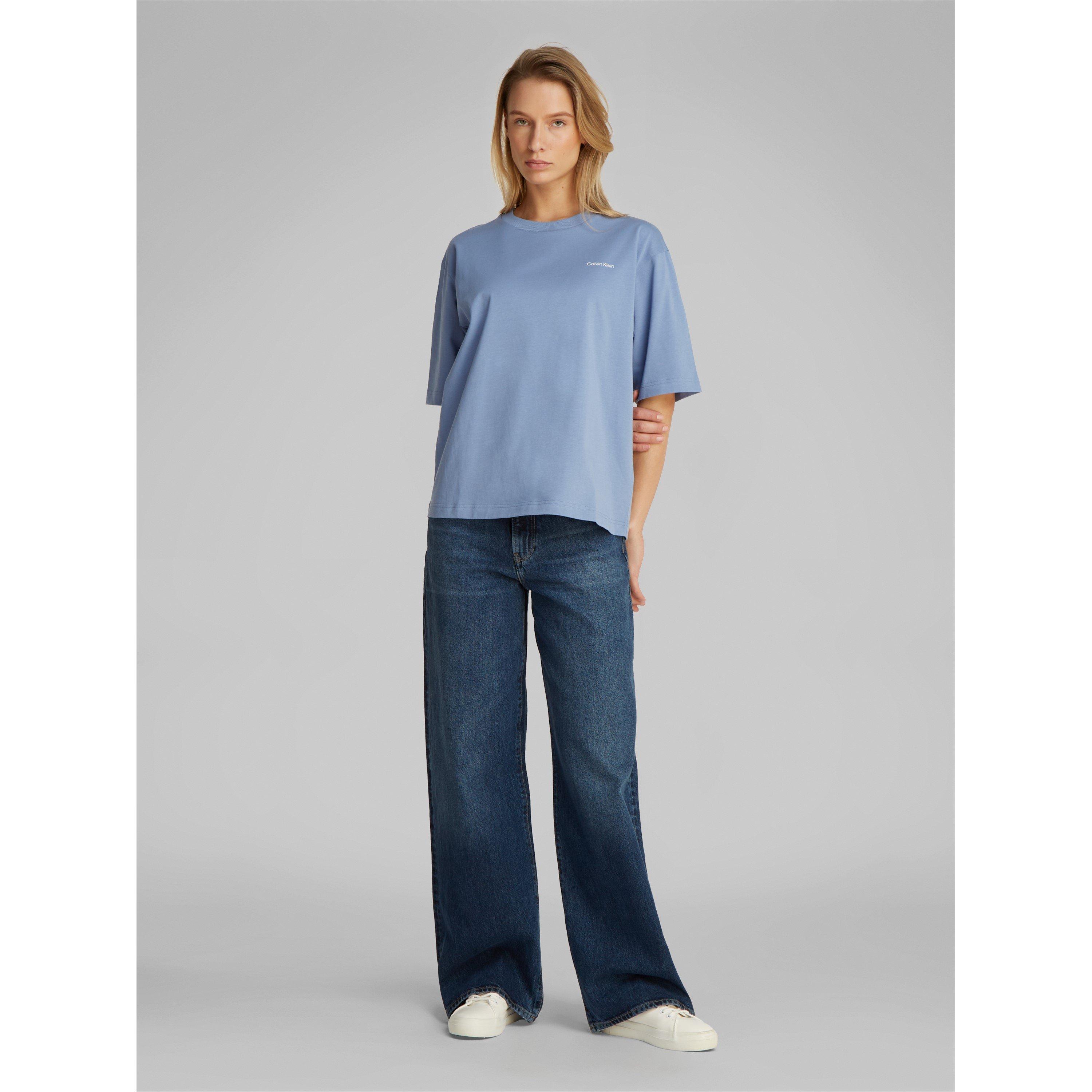 English Manor - Calvin Klein Jeans - Women's REL NYC Short-Sleeve Oversized T-Shirt - 3